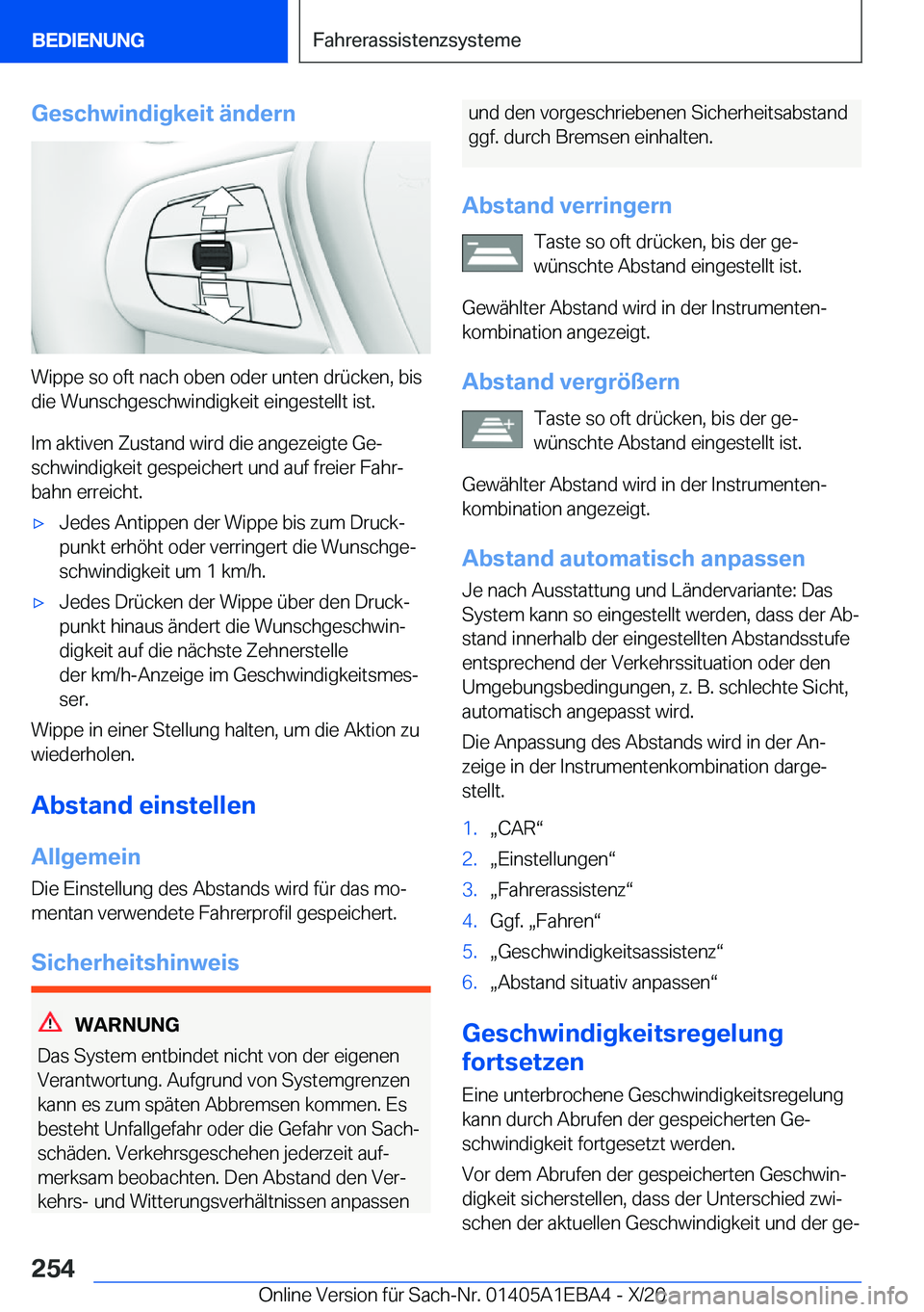 BMW 3 SERIES 2021  Betriebsanleitungen (in German) �G�e�s�c�h�w�i�n�d�i�g�k�e�i�t��