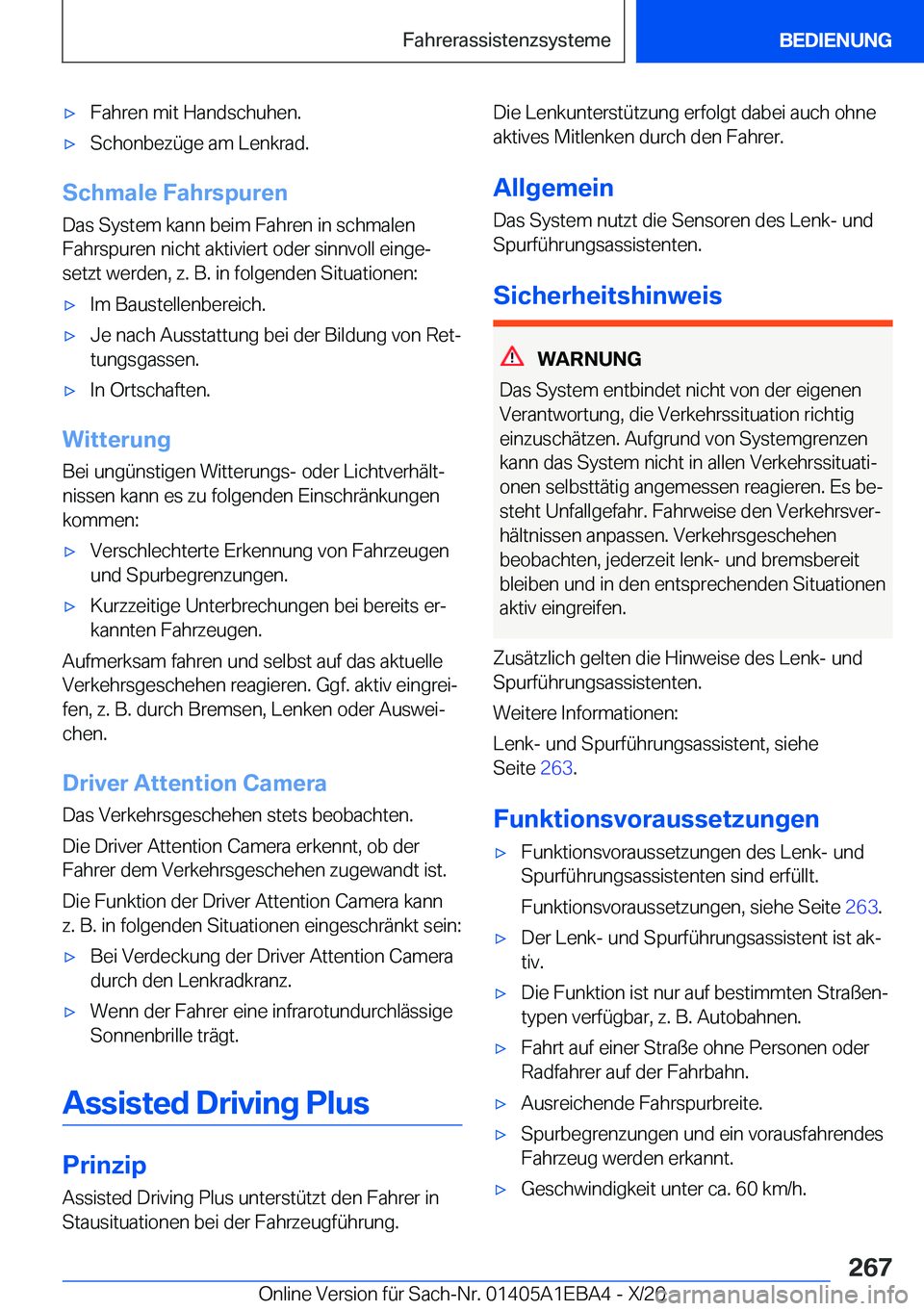 BMW 3 SERIES 2021  Betriebsanleitungen (in German) x�F�a�h�r�e�n��m�i�t��H�a�n�d�s�c�h�u�h�e�n�.x�S�c�h�o�n�b�e�z�