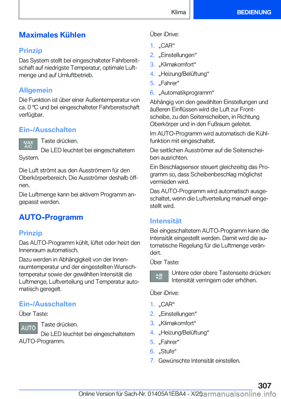 BMW 3 SERIES 2021  Betriebsanleitungen (in German) �M�a�x�i�m�a�l�e�s��K�