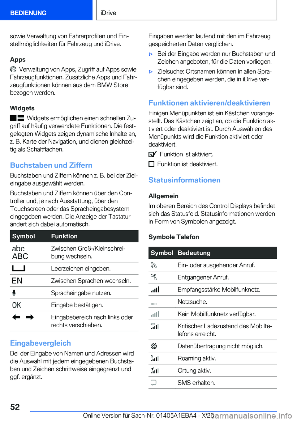 BMW 3 SERIES 2021  Betriebsanleitungen (in German) �s�o�w�i�e��V�e�r�w�a�l�t�u�n�g��v�o�n��F�a�h�r�e�r�p�r�o�f�i�l�e�n��u�n�d��E�i�nj�s�t�e�l�l�m�