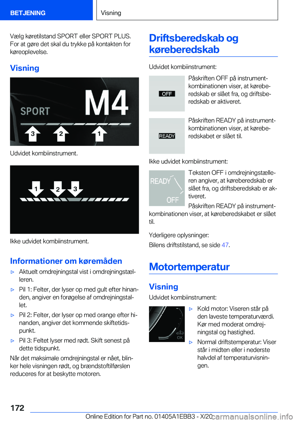 BMW 3 SERIES 2021  InstruktionsbØger (in Danish) �V�æ�l�g��k�