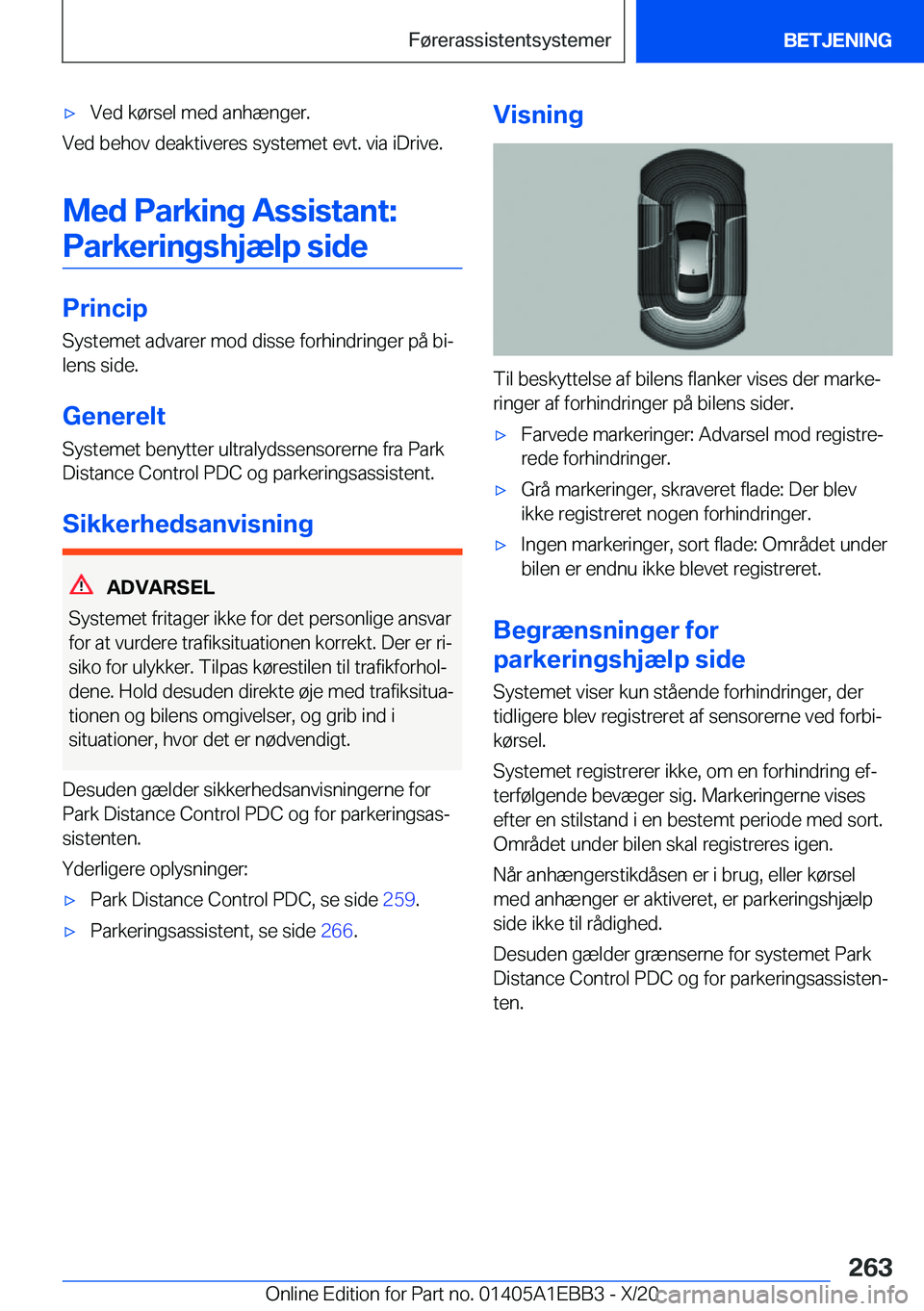 BMW 3 SERIES 2021  InstruktionsbØger (in Danish) 'x�V�e�d��k�