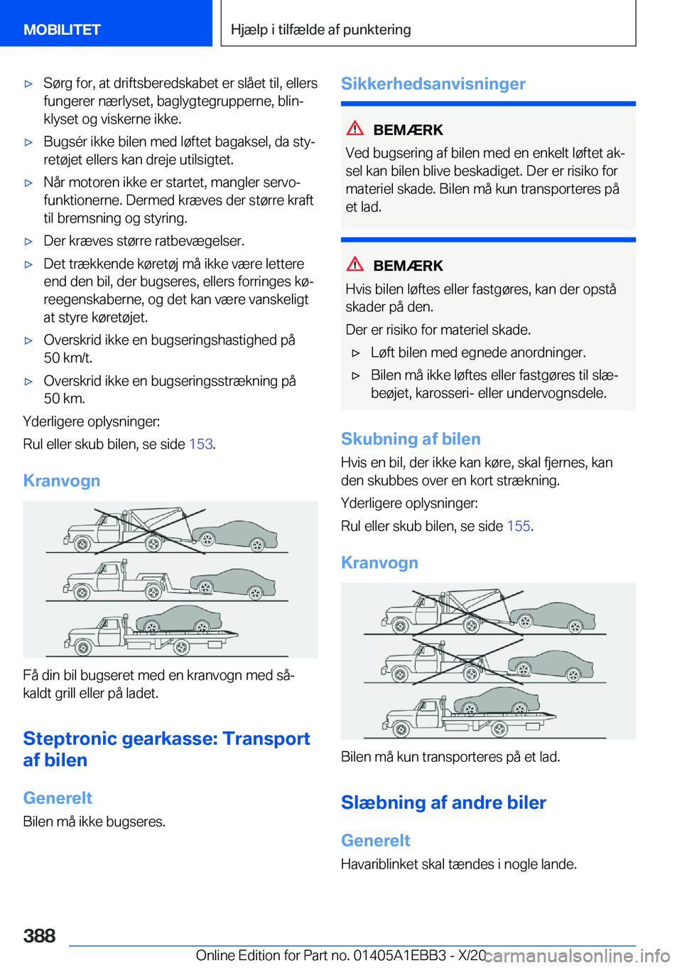 BMW 3 SERIES 2021  InstruktionsbØger (in Danish) 'x�S�