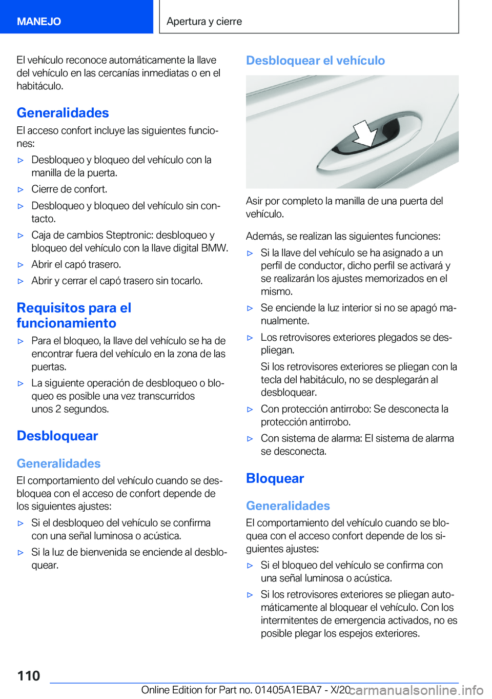 BMW 3 SERIES 2021  Manuales de Empleo (in Spanish) �E�l��v�e�h�