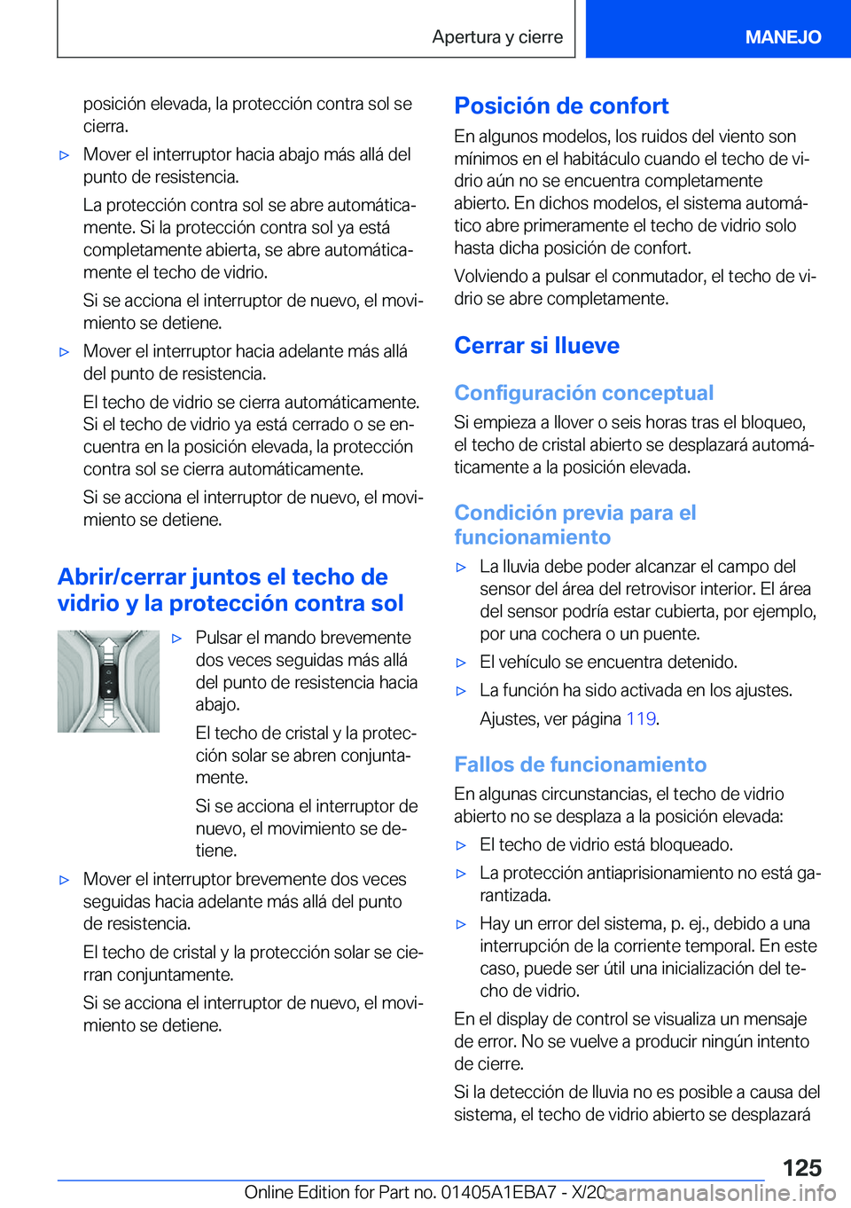 BMW 3 SERIES 2021  Manuales de Empleo (in Spanish) �p�o�s�i�c�i�