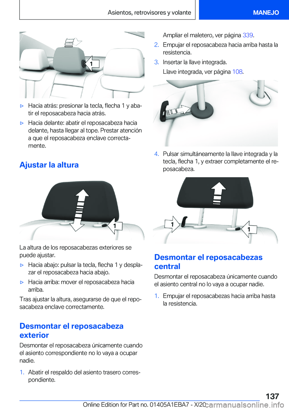 BMW 3 SERIES 2021  Manuales de Empleo (in Spanish) x�H�a�c�i�a��a�t�r�