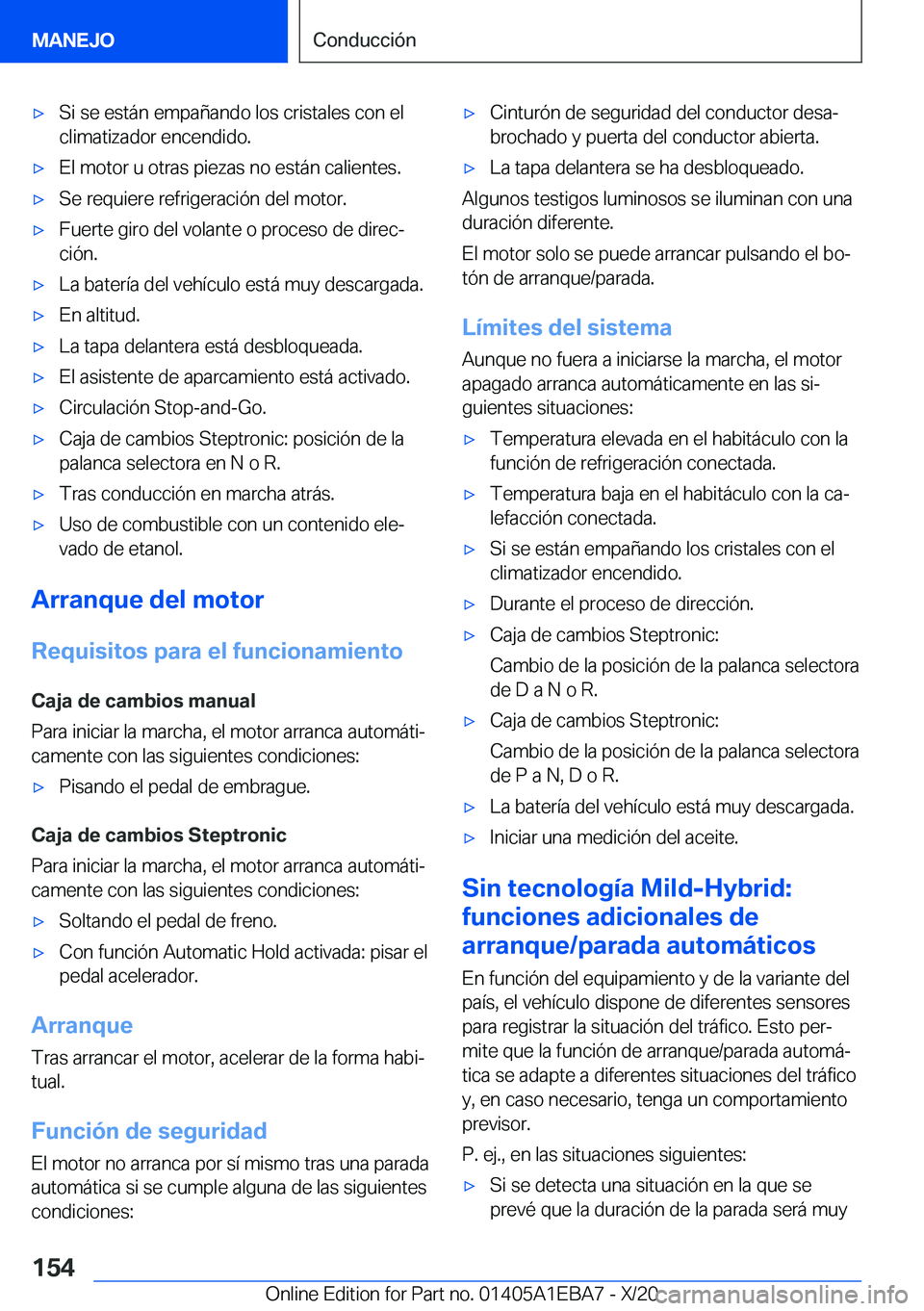 BMW 3 SERIES 2021  Manuales de Empleo (in Spanish) x�S�i��s�e��e�s�t�