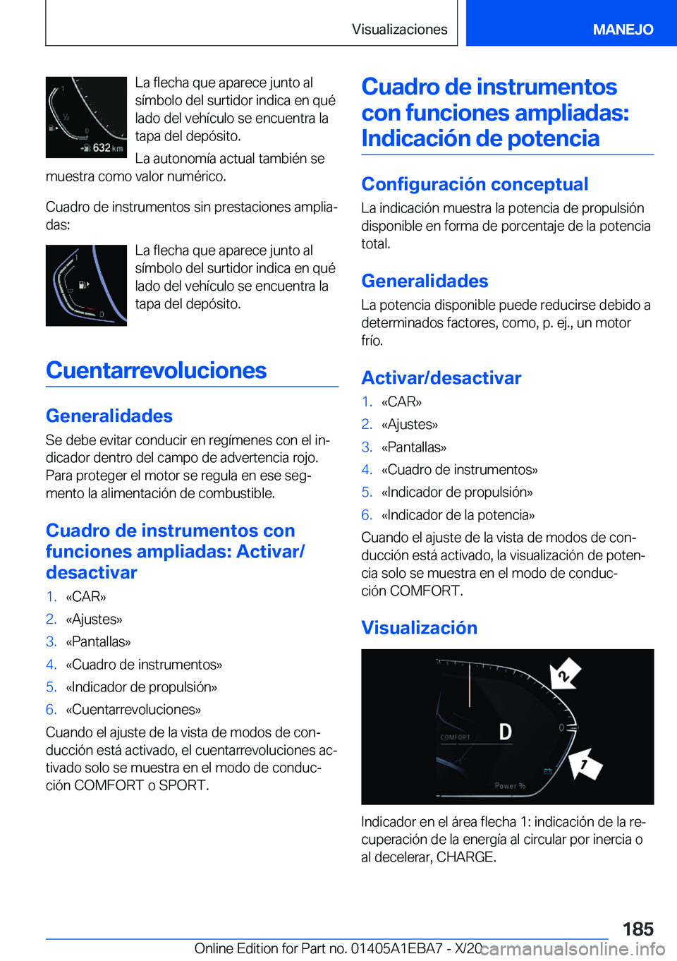 BMW 3 SERIES 2021  Manuales de Empleo (in Spanish) �L�a��f�l�e�c�h�a��q�u�e��a�p�a�r�e�c�e��j�u�n�t�o��a�l�s�