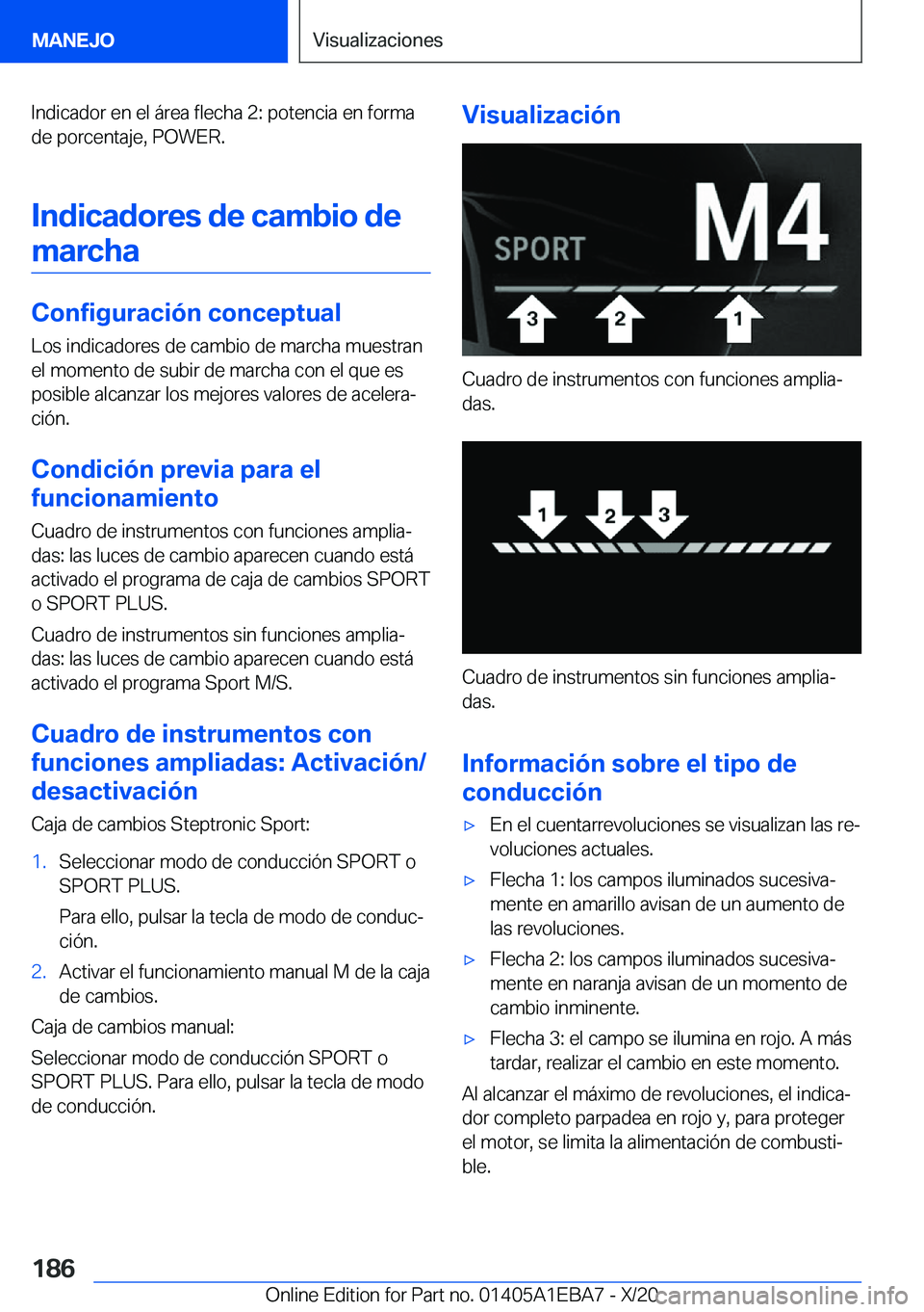 BMW 3 SERIES 2021  Manuales de Empleo (in Spanish) �I�n�d�i�c�a�d�o�r��e�n��e�l��