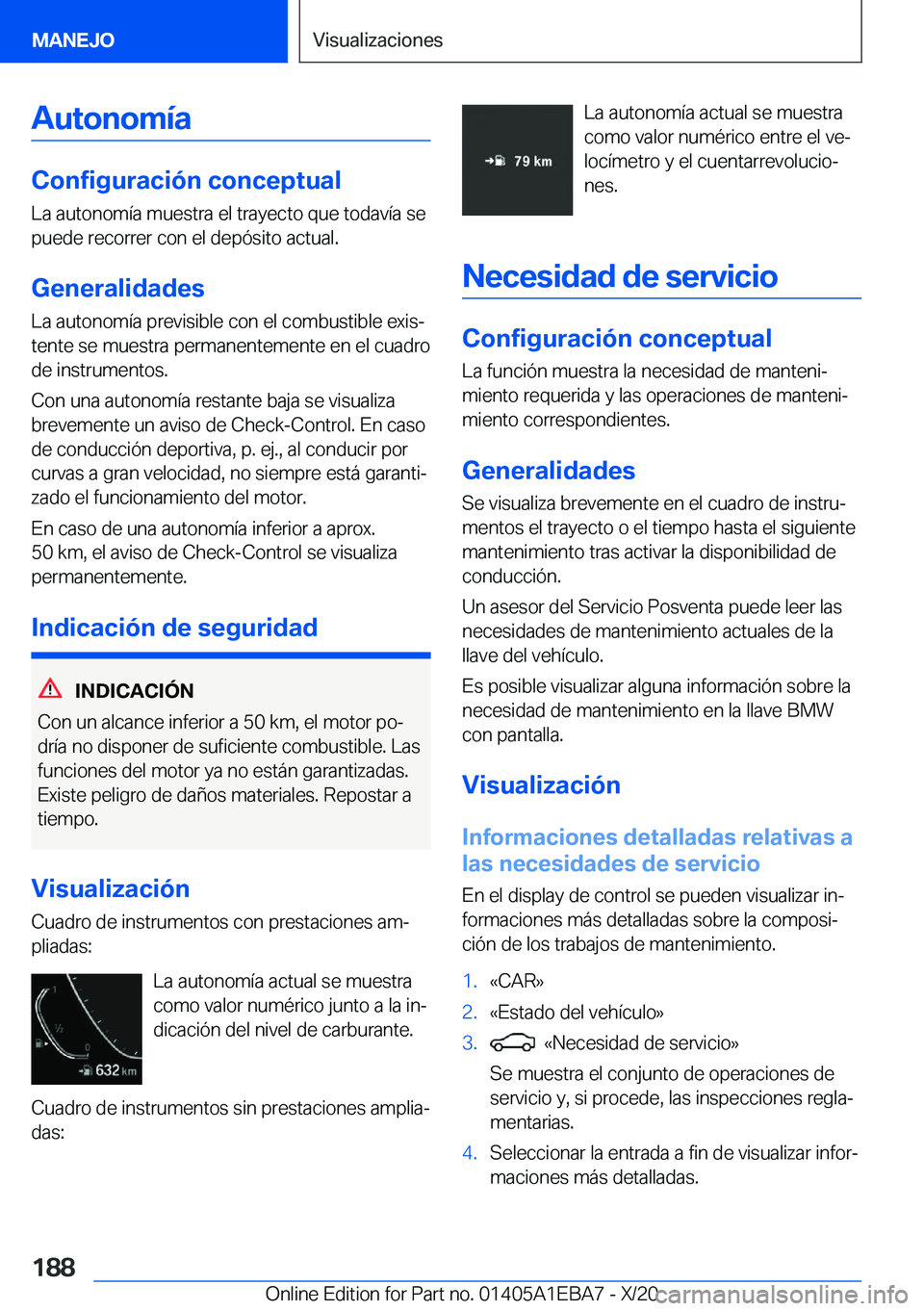 BMW 3 SERIES 2021  Manuales de Empleo (in Spanish) �A�u�t�o�n�o�m�