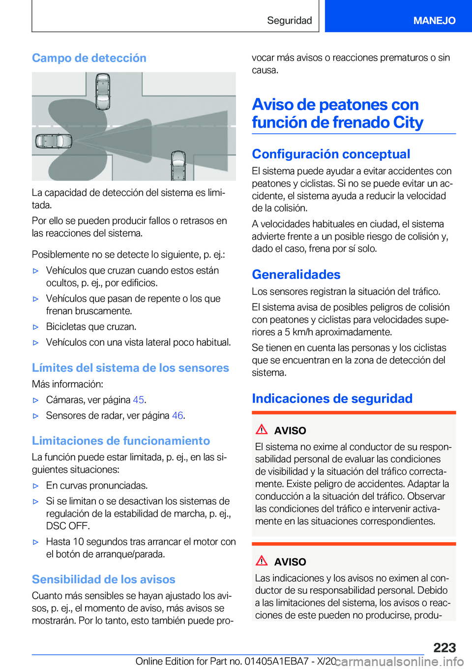 BMW 3 SERIES 2021  Manuales de Empleo (in Spanish) �C�a�m�p�o��d�e��d�e�t�e�c�c�i�