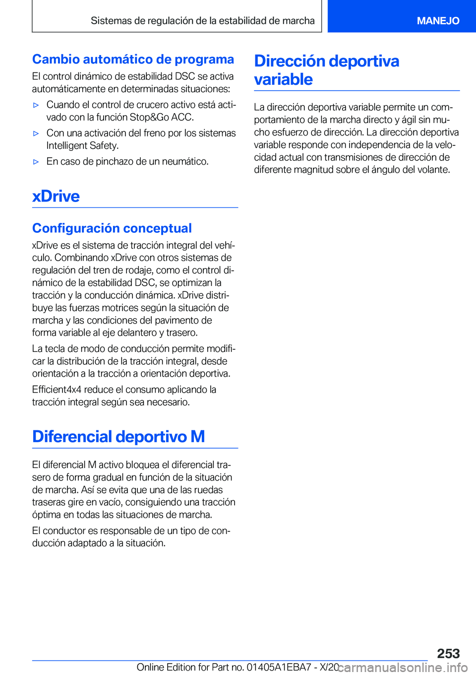 BMW 3 SERIES 2021  Manuales de Empleo (in Spanish) �C�a�m�b�i�o��a�u�t�o�m�