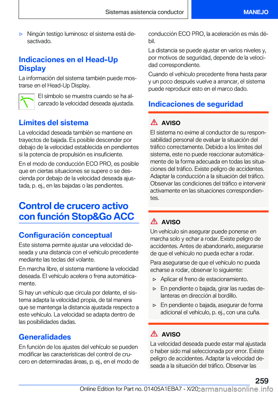 BMW 3 SERIES 2021  Manuales de Empleo (in Spanish) x�N�i�n�g�
