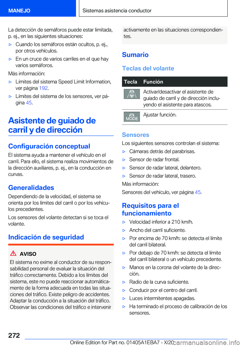 BMW 3 SERIES 2021  Manuales de Empleo (in Spanish) �L�a��d�e�t�e�c�c�i�
