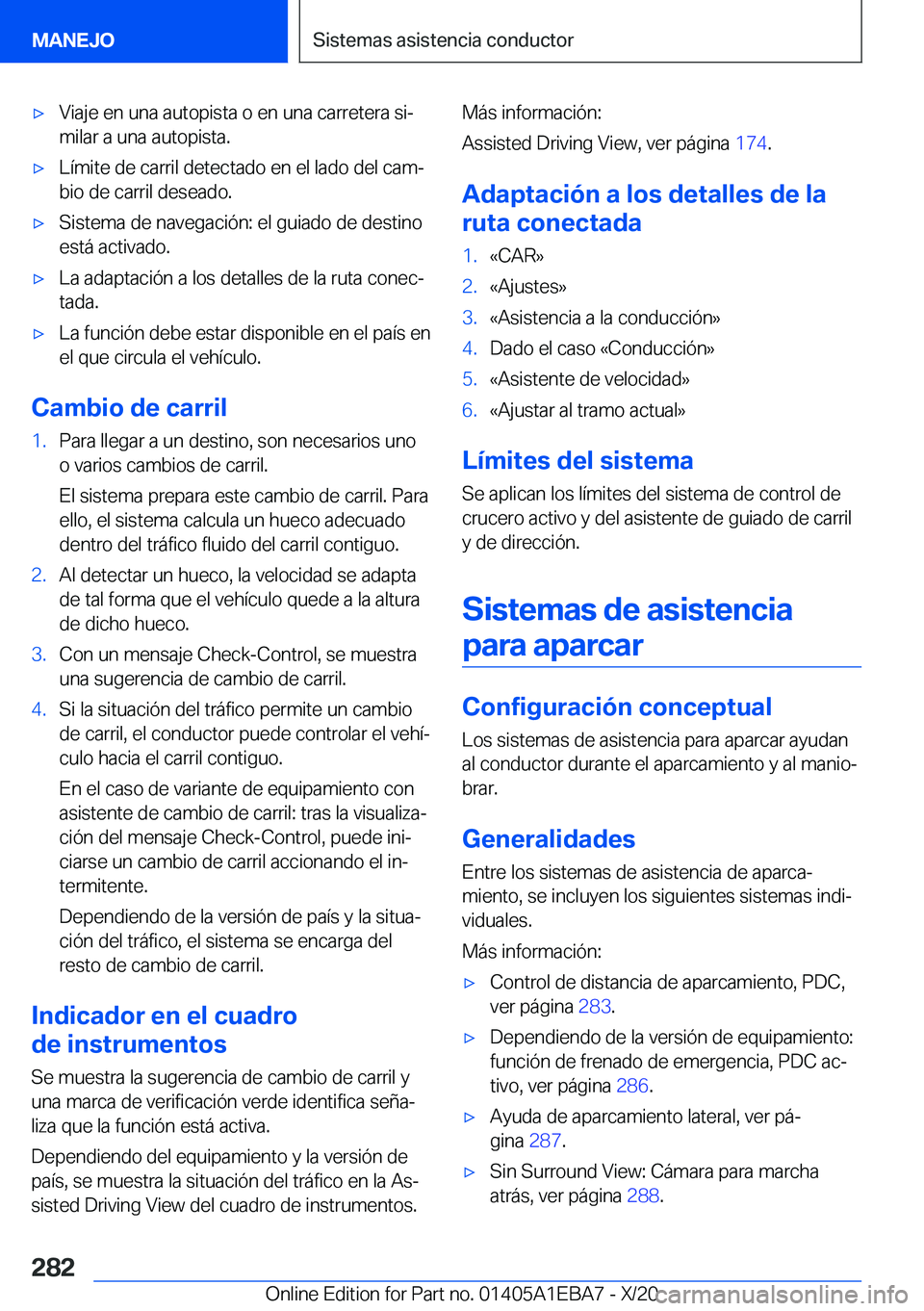 BMW 3 SERIES 2021  Manuales de Empleo (in Spanish) x�V�i�a�j�e��e�n��u�n�a��a�u�t�o�p�i�s�t�a��o��e�n��u�n�a��c�a�r�r�e�t�e�r�a��s�iª
�m�i�l�a�r��a��u�n�a��a�u�t�o�p�i�s�t�a�.x�L�