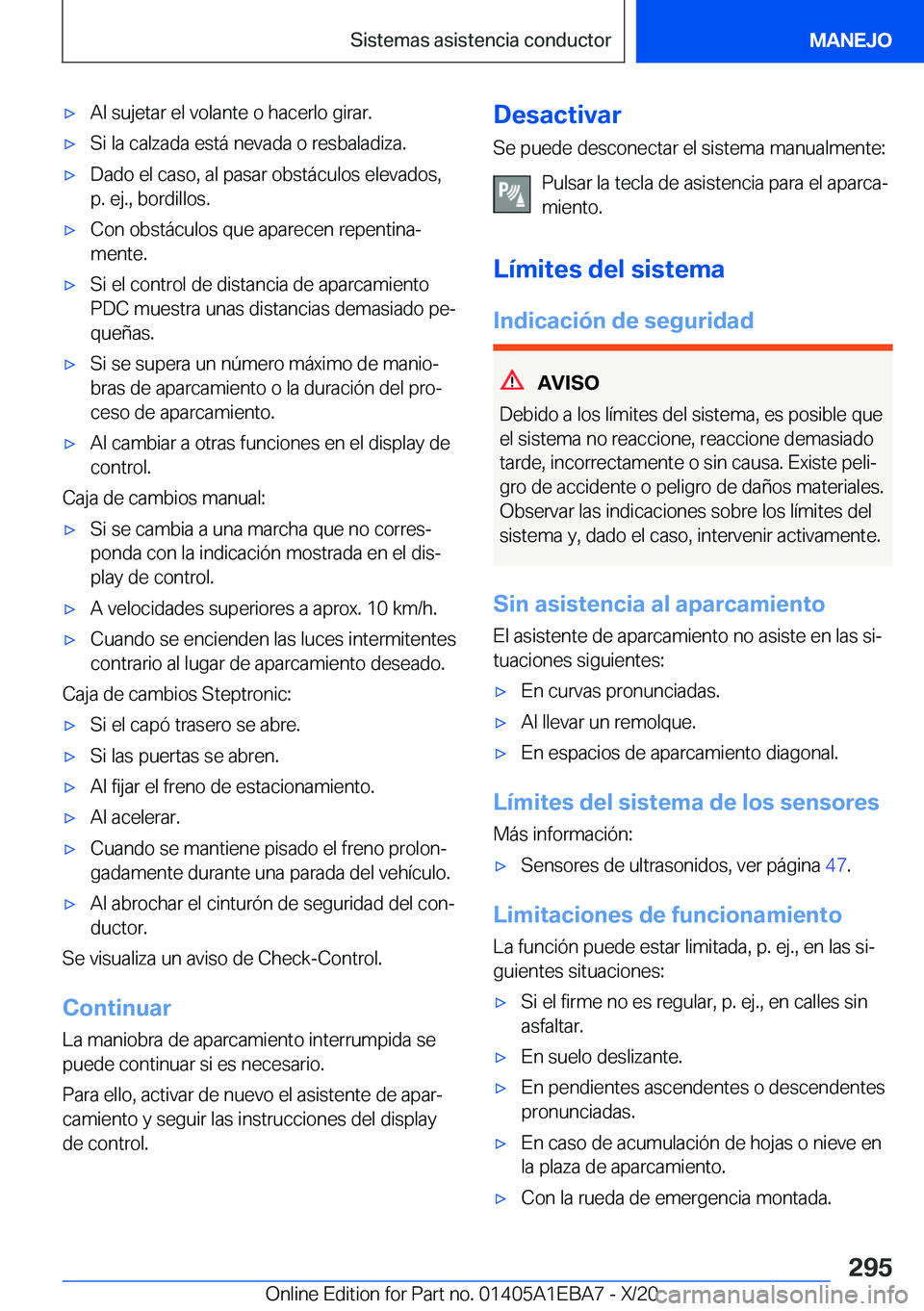 BMW 3 SERIES 2021  Manuales de Empleo (in Spanish) x�A�l��s�u�j�e�t�a�r��e�l��v�o�l�a�n�t�e��o��h�a�c�e�r�l�o��g�i�r�a�r�.x�S�i��l�a��c�a�l�z�a�d�a��e�s�t�