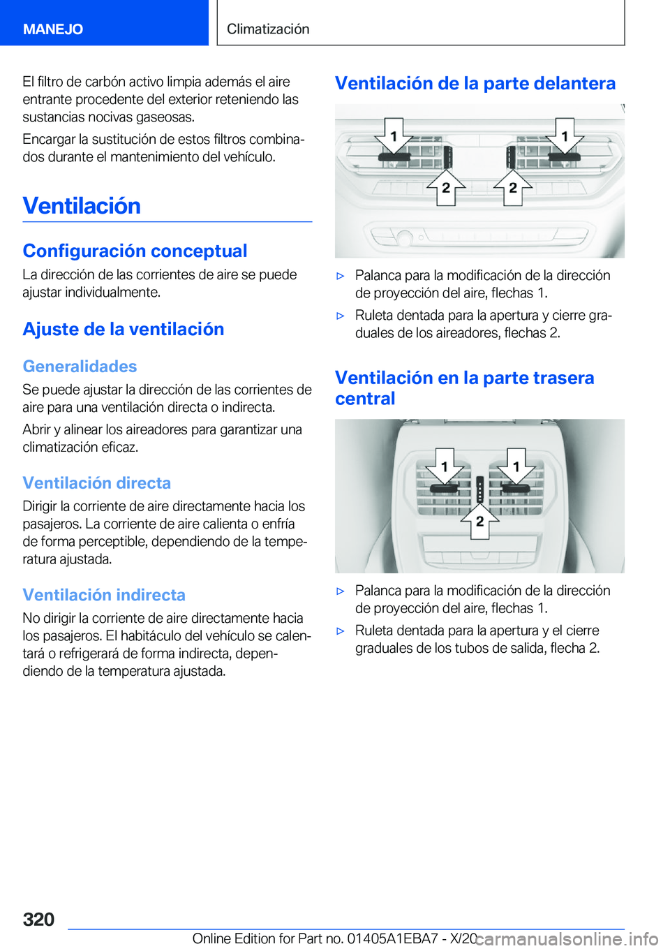 BMW 3 SERIES 2021  Manuales de Empleo (in Spanish) �E�l��f�i�l�t�r�o��d�e��c�a�r�b�