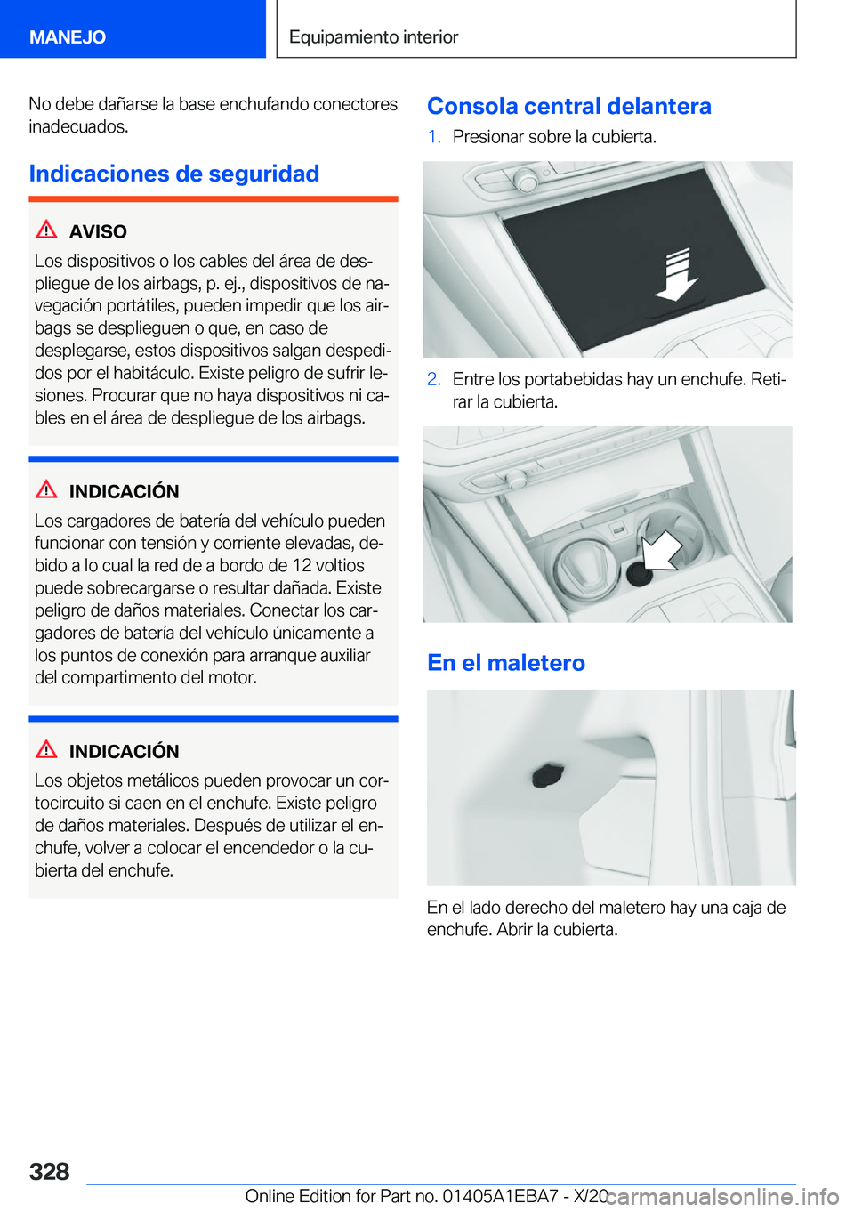 BMW 3 SERIES 2021  Manuales de Empleo (in Spanish) �N�o��d�e�b�e��d�a�
