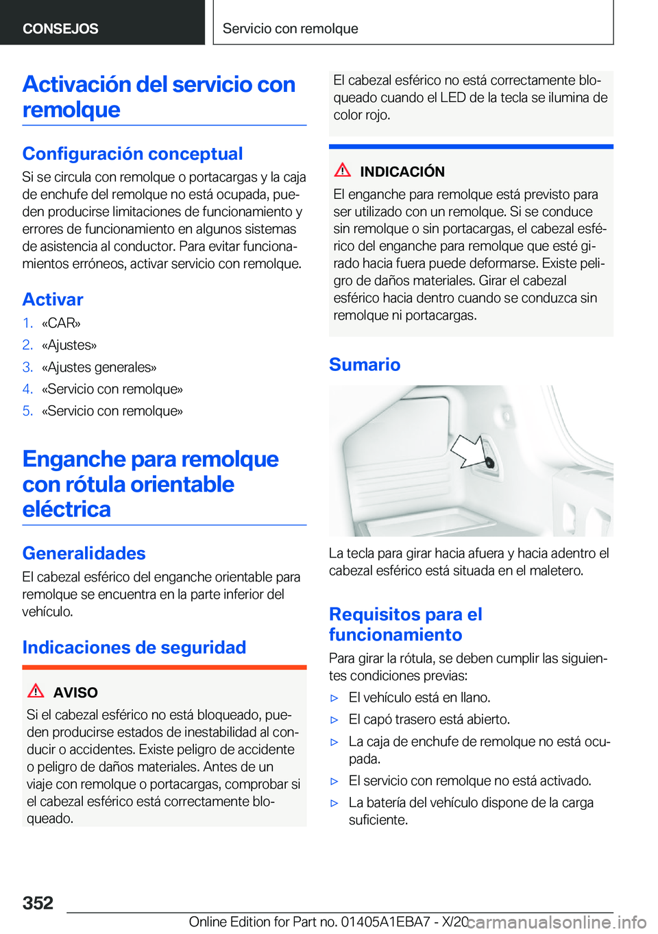 BMW 3 SERIES 2021  Manuales de Empleo (in Spanish) �A�c�t�i�v�a�c�i�