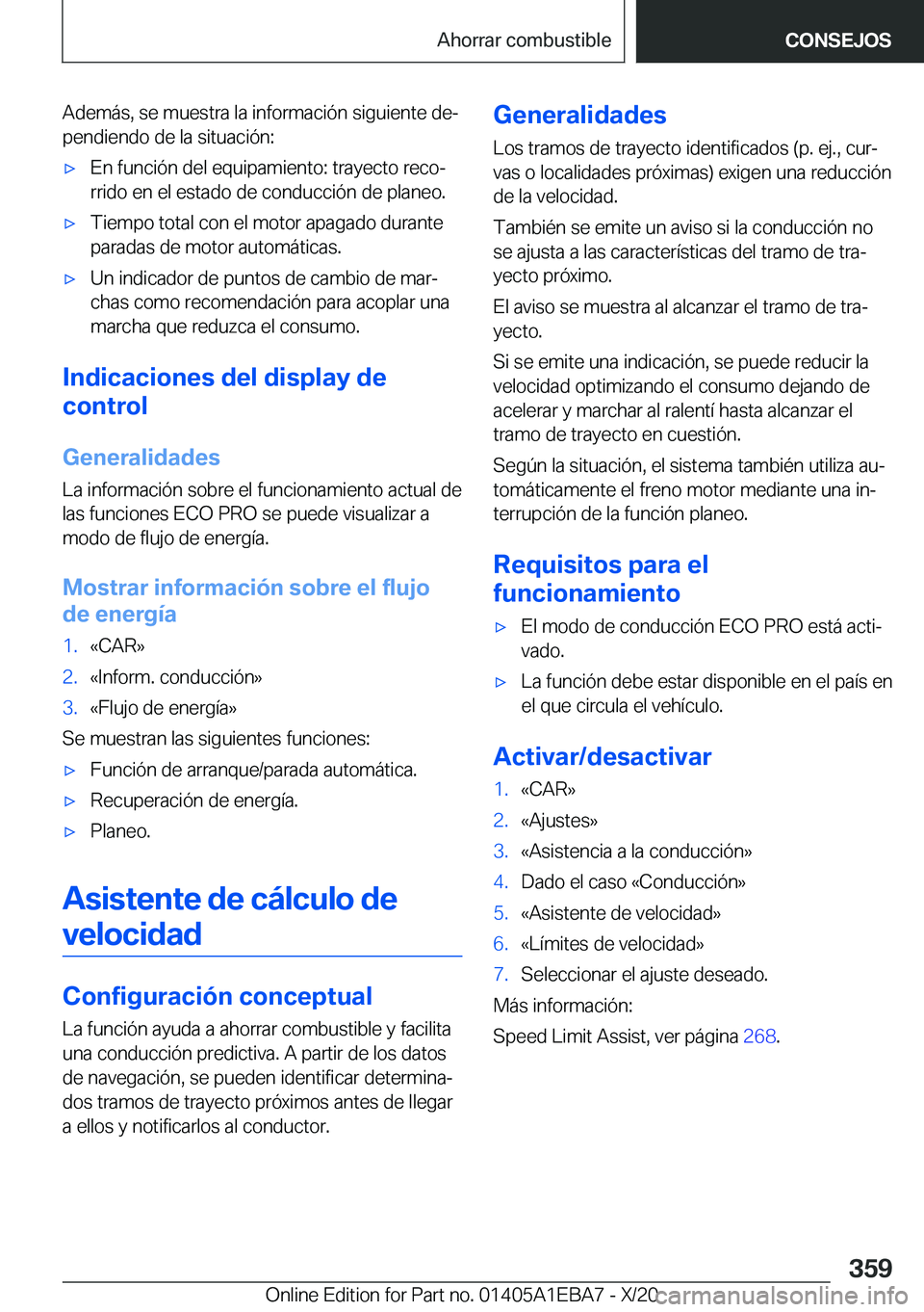 BMW 3 SERIES 2021  Manuales de Empleo (in Spanish) �A�d�e�m�