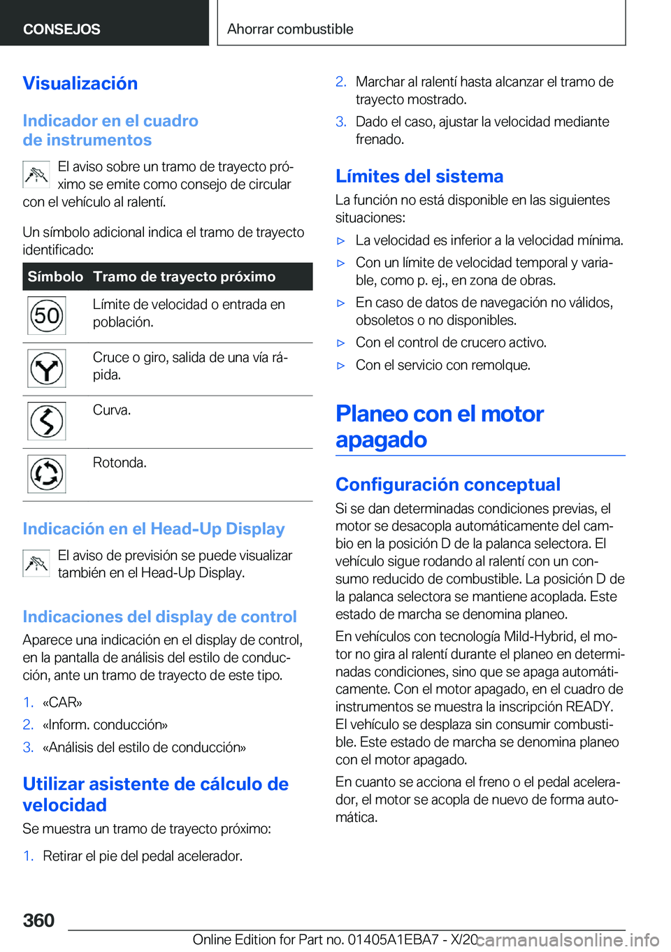 BMW 3 SERIES 2021  Manuales de Empleo (in Spanish) �V�i�s�u�a�l�i�z�a�c�i�