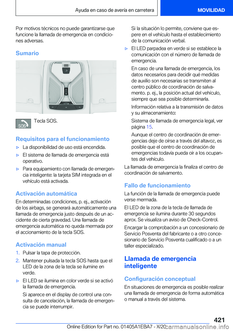 BMW 3 SERIES 2021  Manuales de Empleo (in Spanish) �P�o�r��m�o�t�i�v�o�s��t�