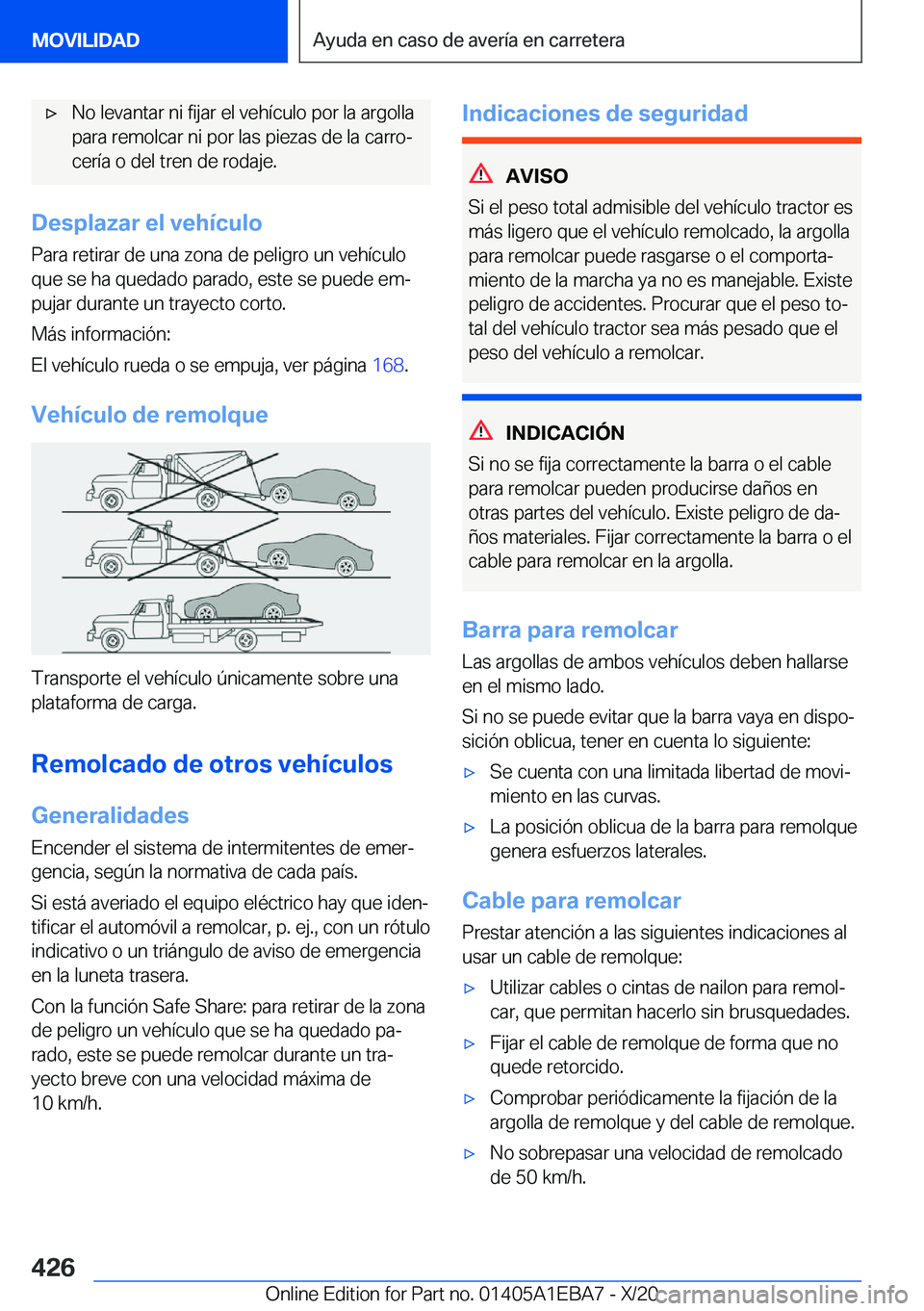 BMW 3 SERIES 2021  Manuales de Empleo (in Spanish) x�N�o��l�e�v�a�n�t�a�r��n�i��f�i�j�a�r��e�l��v�e�h�