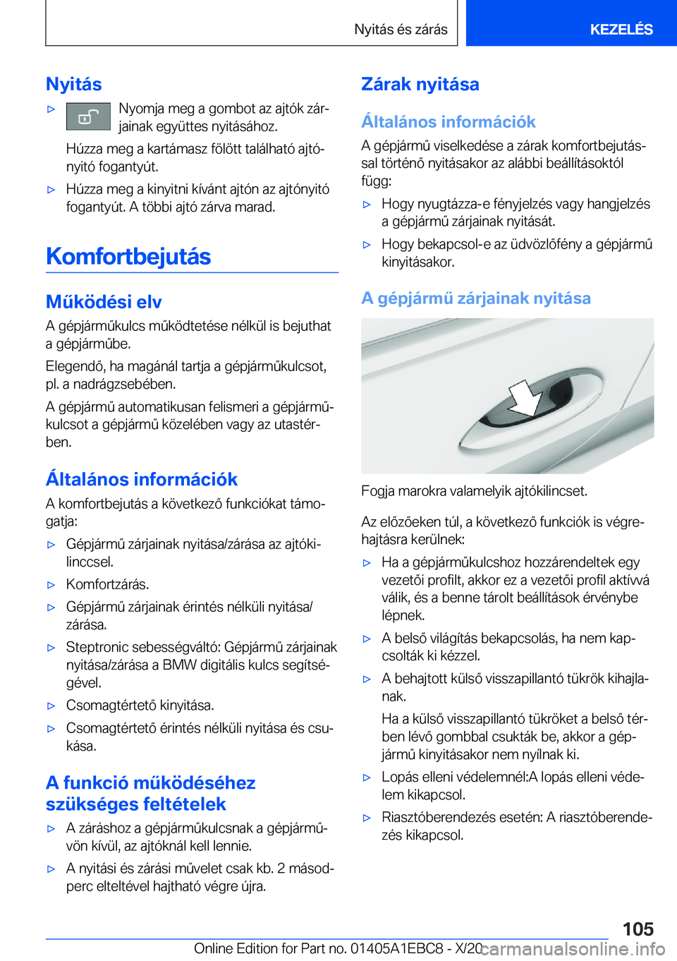 BMW 3 SERIES 2021  Kezelési útmutató (in Hungarian) �N�y�i�t�