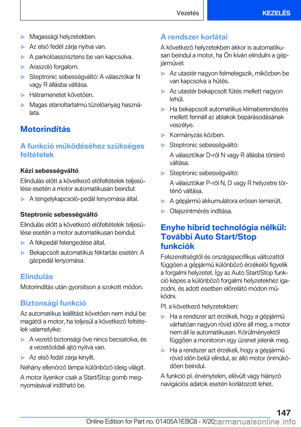 BMW 3 SERIES 2021  Kezelési útmutató (in Hungarian) 'x�M�a�g�a�s�s�