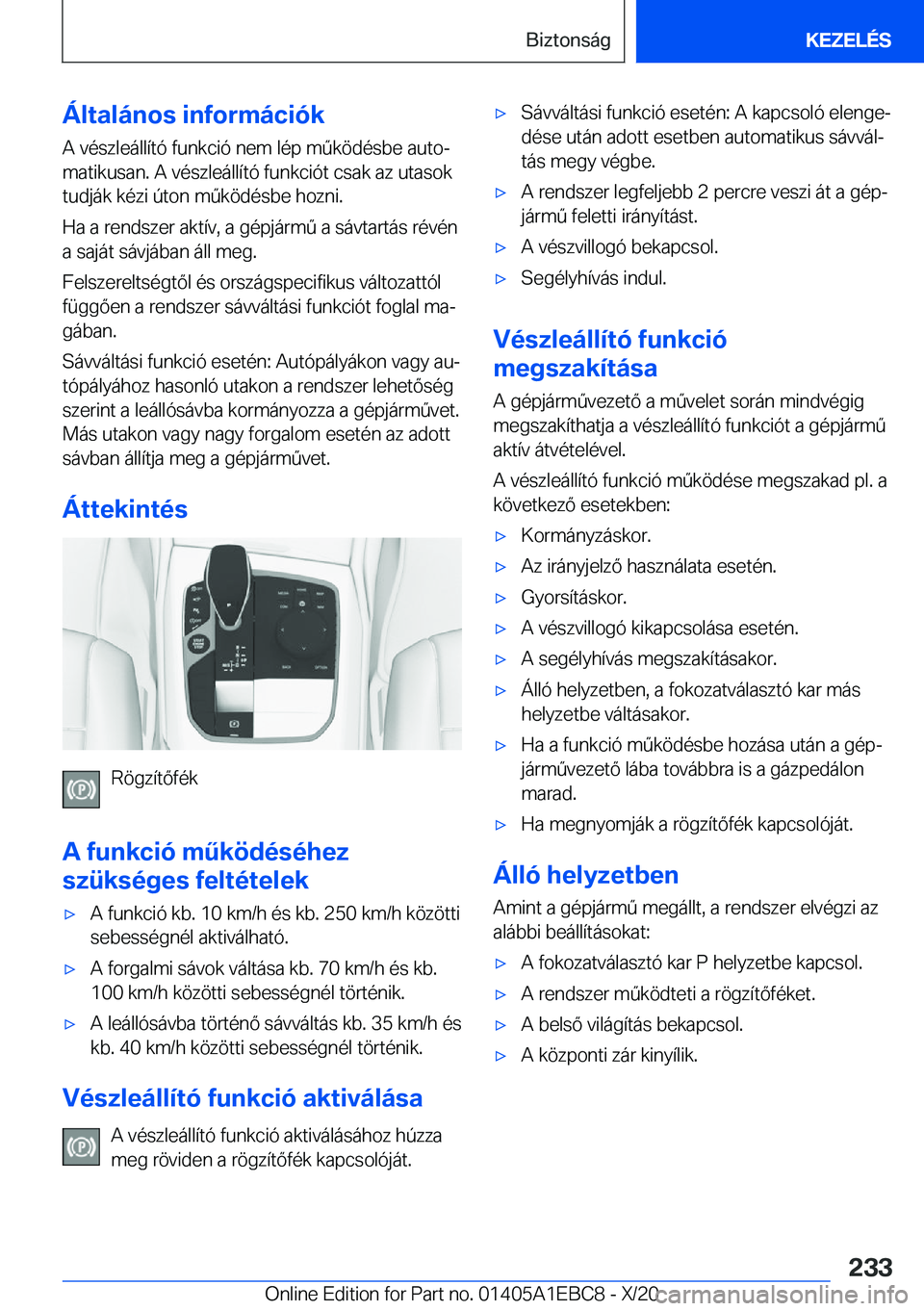 BMW 3 SERIES 2021  Kezelési útmutató (in Hungarian) �