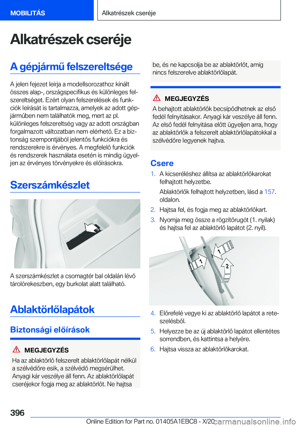 BMW 3 SERIES 2021  Kezelési útmutató (in Hungarian) �A�l�k�a�t�r�