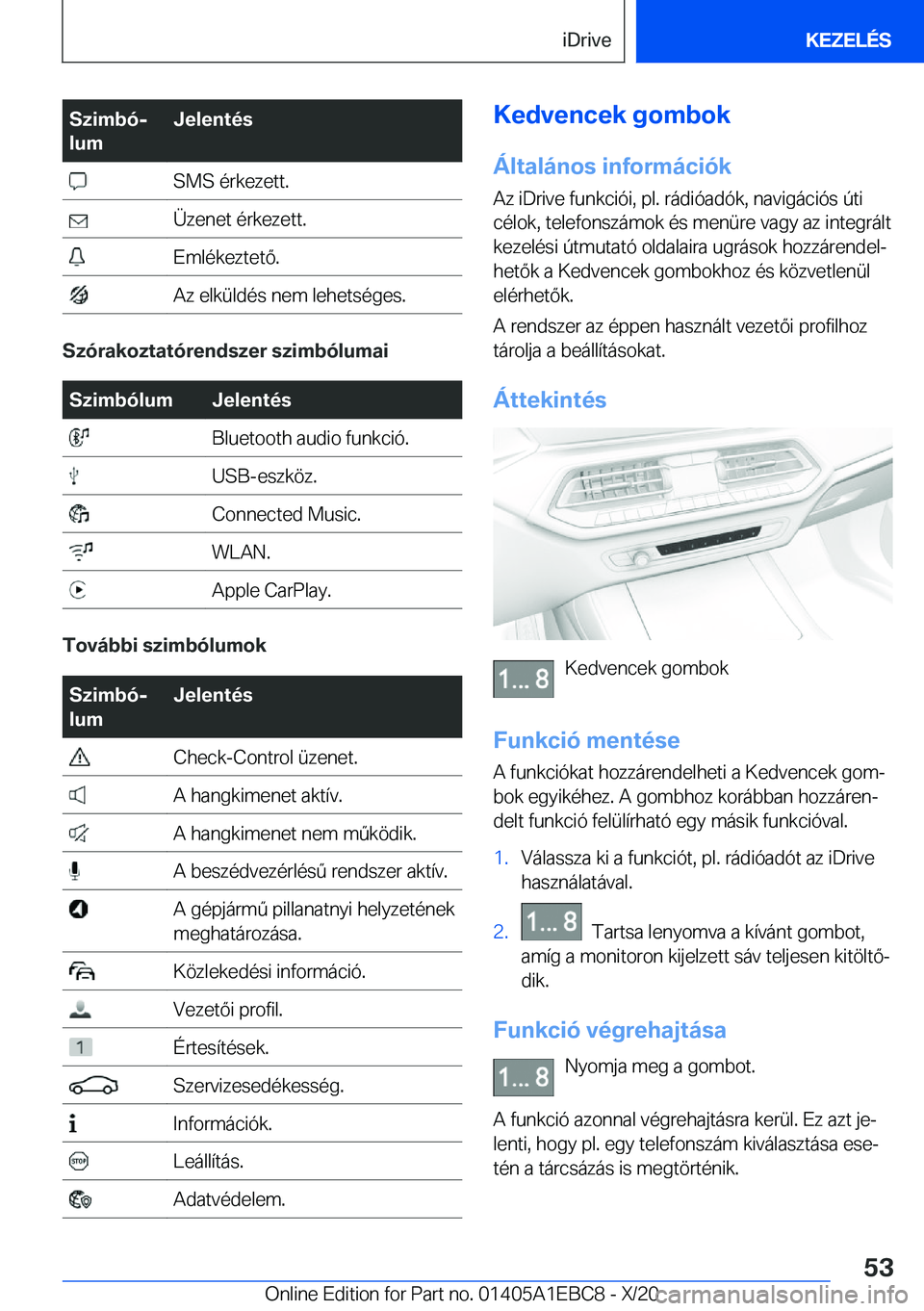 BMW 3 SERIES 2021  Kezelési útmutató (in Hungarian) �S�z�i�m�b�