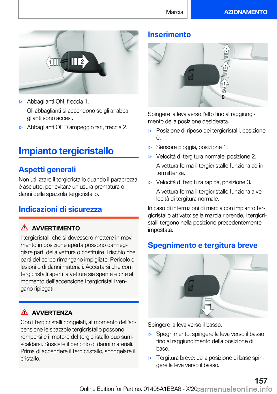 BMW 3 SERIES 2021  Libretti Di Uso E manutenzione (in Italian) 'x�A�b�b�a�g�l�i�a�n�t�i��O�N�,��f�r�e�c�c�i�a��1�.
�G�l�i��a�b�b�a�g�l�i�a�n�t�i��s�i��a�c�c�e�n�d�o�n�o��s�e��g�l�i��a�n�a�b�b�aª
�g�l�i�a�n�t�i��s�o�n�o��a�c�c�e�s�i�.'x�A�b�b�