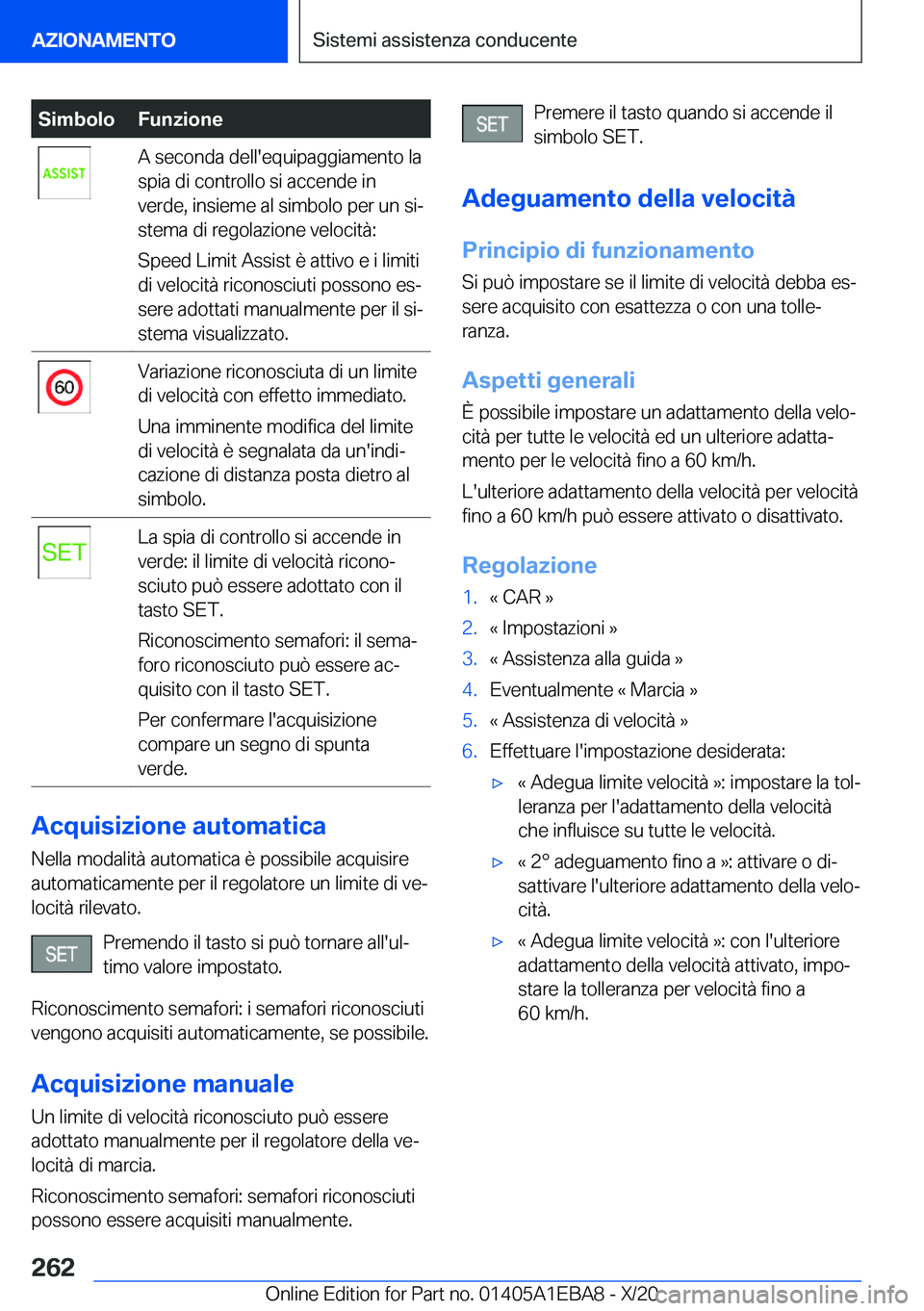 BMW 3 SERIES 2021  Libretti Di Uso E manutenzione (in Italian) �S�i�m�b�o�l�o�F�u�n�z�i�o�n�e�A��s�e�c�o�n�d�a��d�e�l�l�'�e�q�u�i�p�a�g�g�i�a�m�e�n�t�o��l�a
�s�p�i�a��d�i��c�o�n�t�r�o�l�l�o��s�i��a�c�c�e�n�d�e��i�n
�v�e�r�d�e�,��i�n�s�i�e�m�e��a�l�