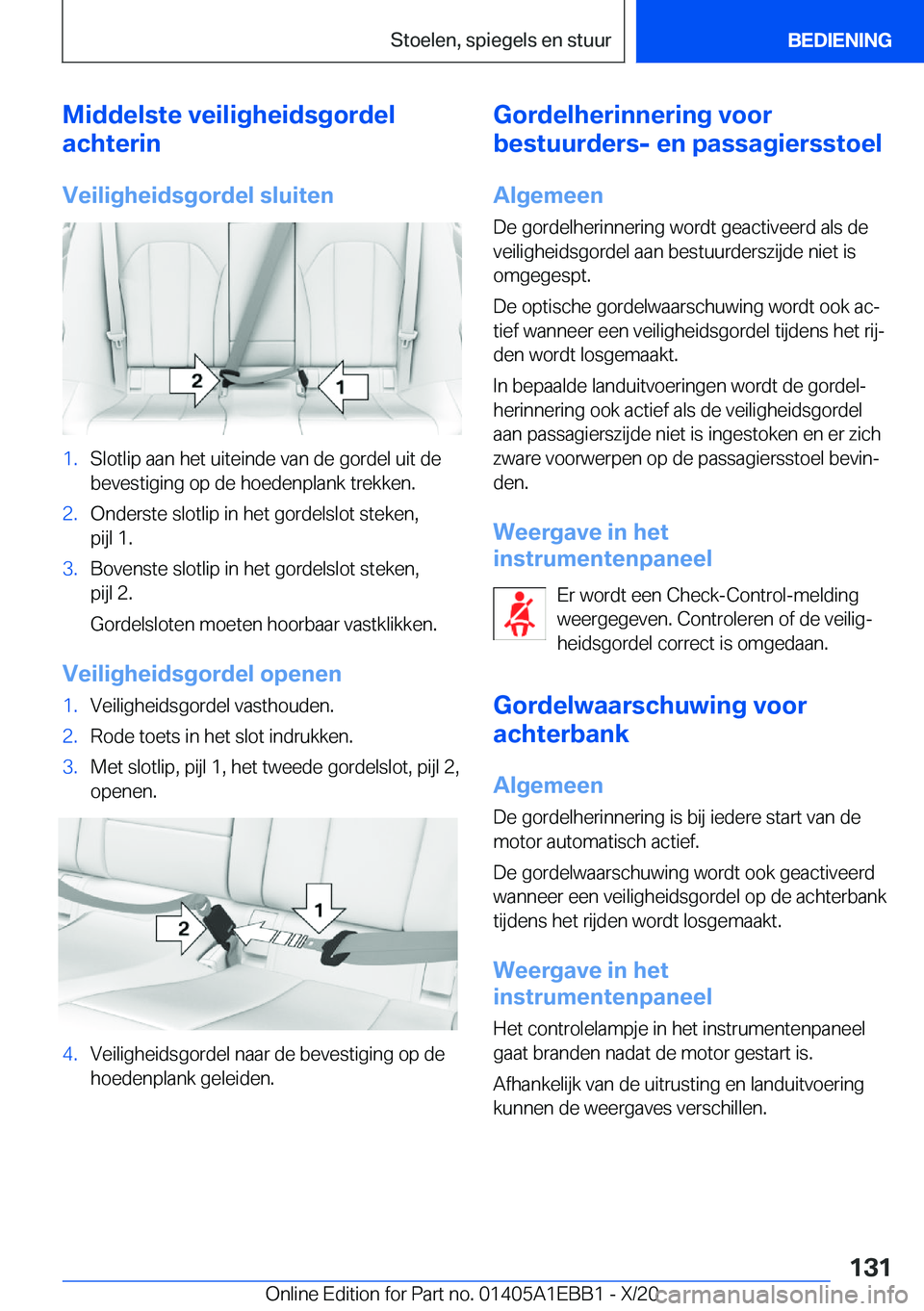 BMW 3 SERIES 2021  Instructieboekjes (in Dutch) �M�i�d�d�e�l�s�t�e��v�e�i�l�i�g�h�e�i�d�s�g�o�r�d�e�l
�a�c�h�t�e�r�i�n
�V�e�i�l�i�g�h�e�i�d�s�g�o�r�d�e�l��s�l�u�i�t�e�n�1�.�S�l�o�t�l�i�p��a�a�n��h�e�t��u�i�t�e�i�n�d�e��v�a�n��d�e��g�o�r�d�e