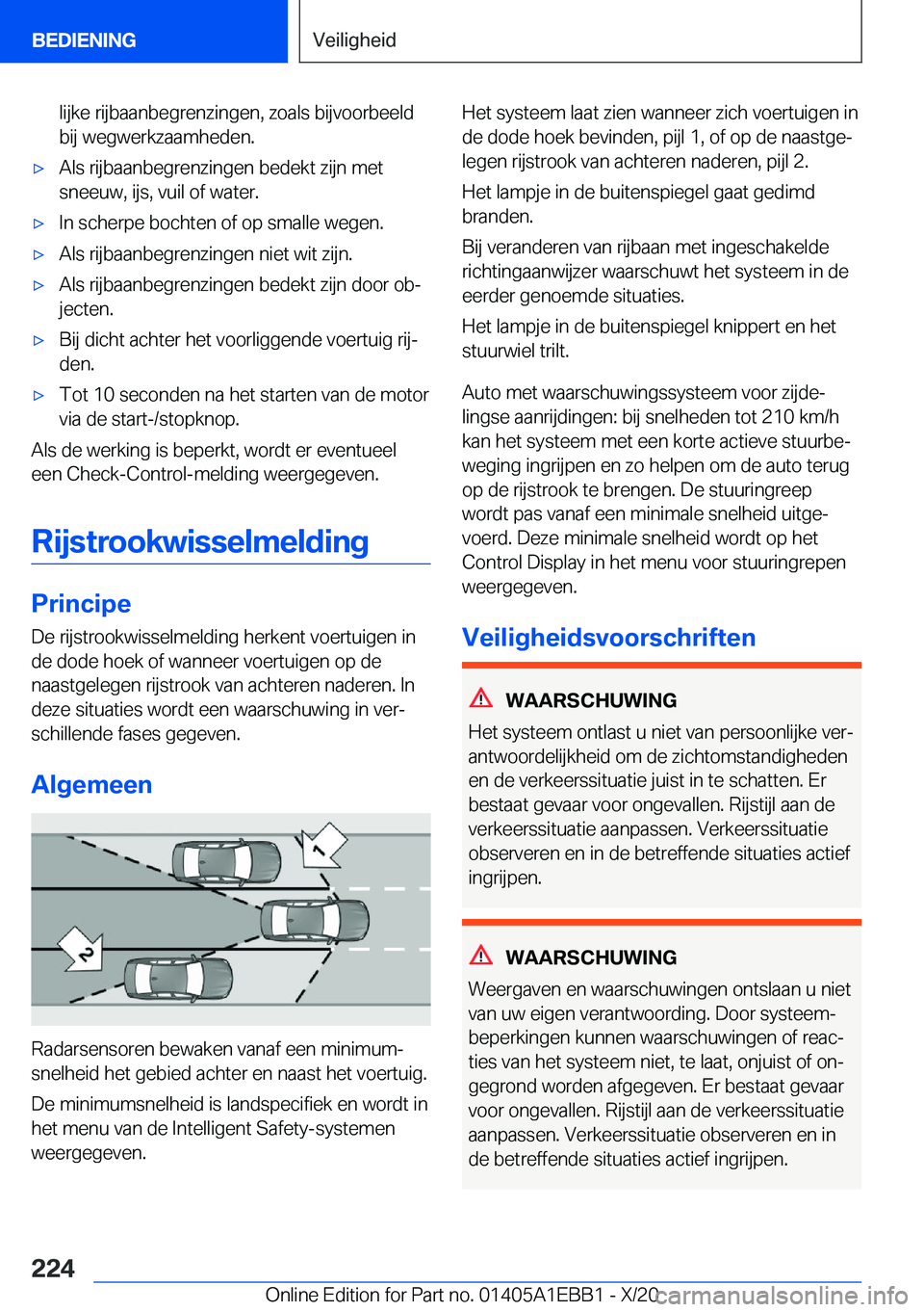 BMW 3 SERIES 2021  Instructieboekjes (in Dutch) �l�i�j�k�e��r�i�j�b�a�a�n�b�e�g�r�e�n�z�i�n�g�e�n�,��z�o�a�l�s��b�i�j�v�o�o�r�b�e�e�l�d�b�i�j��w�e�g�w�e�r�k�z�a�a�m�h�e�d�e�n�.'x�A�l�s��r�i�j�b�a�a�n�b�e�g�r�e�n�z�i�n�g�e�n��b�e�d�e�k�t�