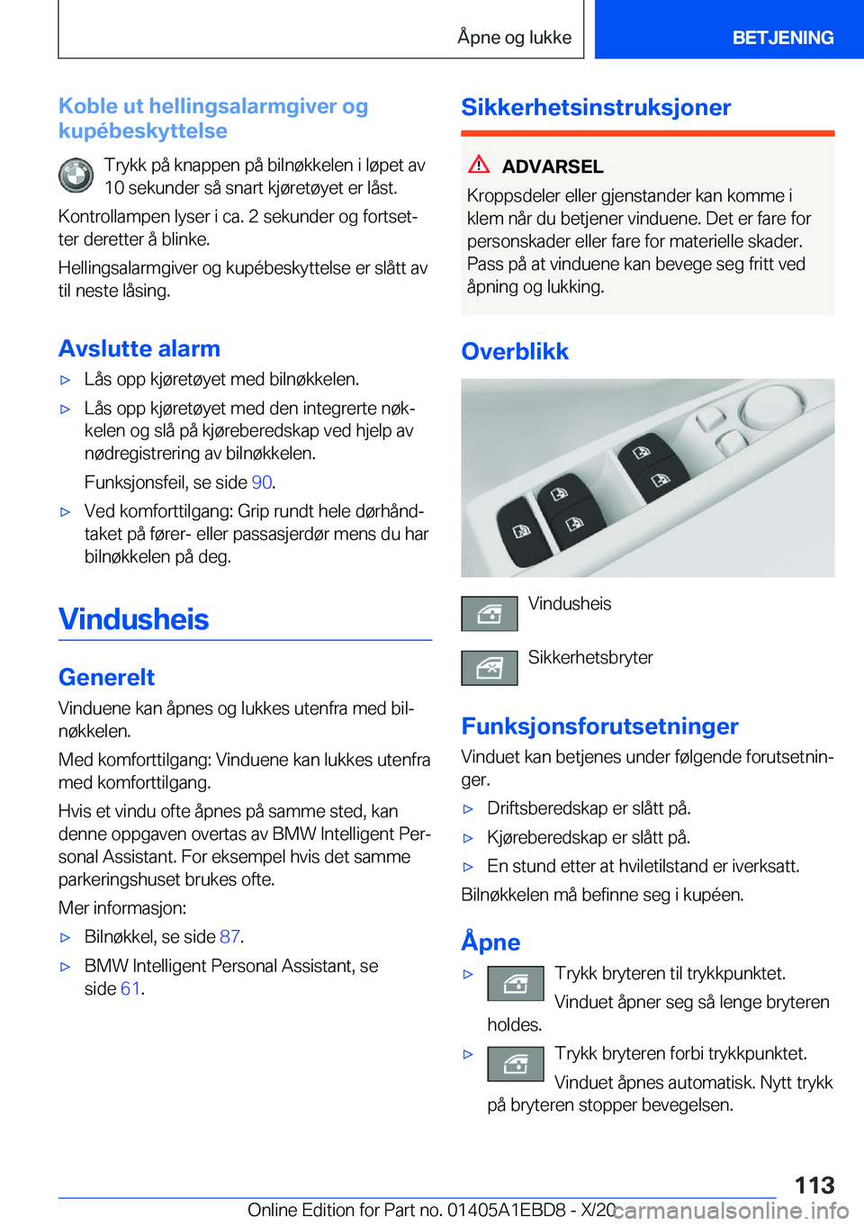 BMW 3 SERIES 2021  InstruksjonsbØker (in Norwegian) �K�o�b�l�e��u�t��h�e�l�l�i�n�g�s�a�l�a�r�m�g�i�v�e�r��o�g
�k�u�p�