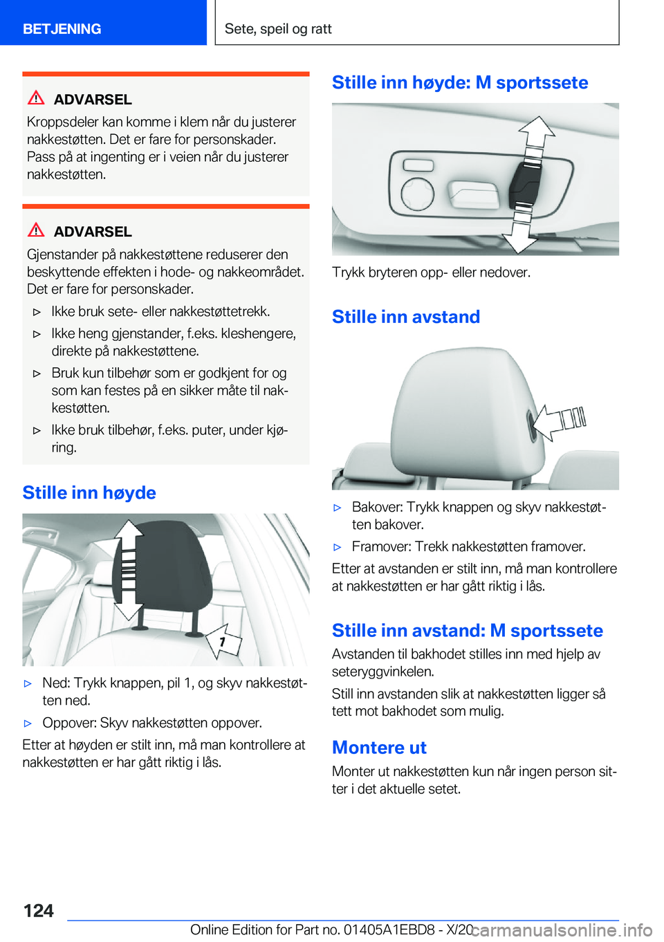 BMW 3 SERIES 2021  InstruksjonsbØker (in Norwegian) �A�D�V�A�R�S�E�L
�K�r�o�p�p�s�d�e�l�e�r��k�a�n��k�o�m�m�e��i��k�l�e�m��n�å�r��d�u��j�u�s�t�e�r�e�r
�n�a�k�k�e�s�t�