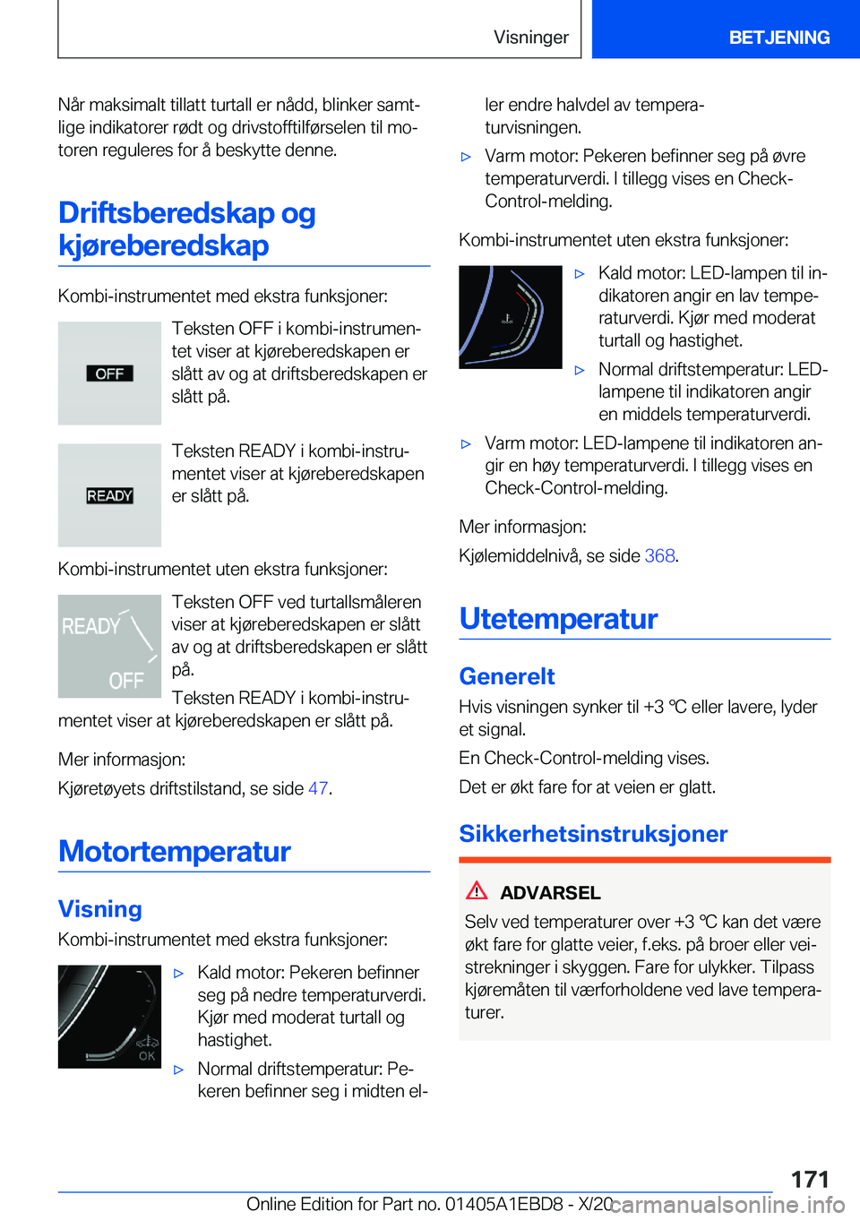 BMW 3 SERIES 2021  InstruksjonsbØker (in Norwegian) �N�å�r��m�a�k�s�i�m�a�l�t��t�i�l�l�a�t�t��t�u�r�t�a�l�l��e�r��n�å�d�d�,��b�l�i�n�k�e�r��s�a�m�tj
�l�i�g�e��i�n�d�i�k�a�t�o�r�e�r��r�