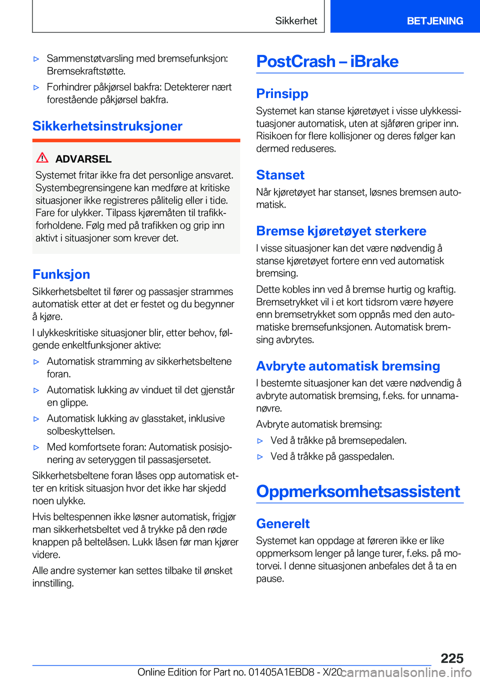 BMW 3 SERIES 2021  InstruksjonsbØker (in Norwegian) x�S�a�m�m�e�n�s�t�