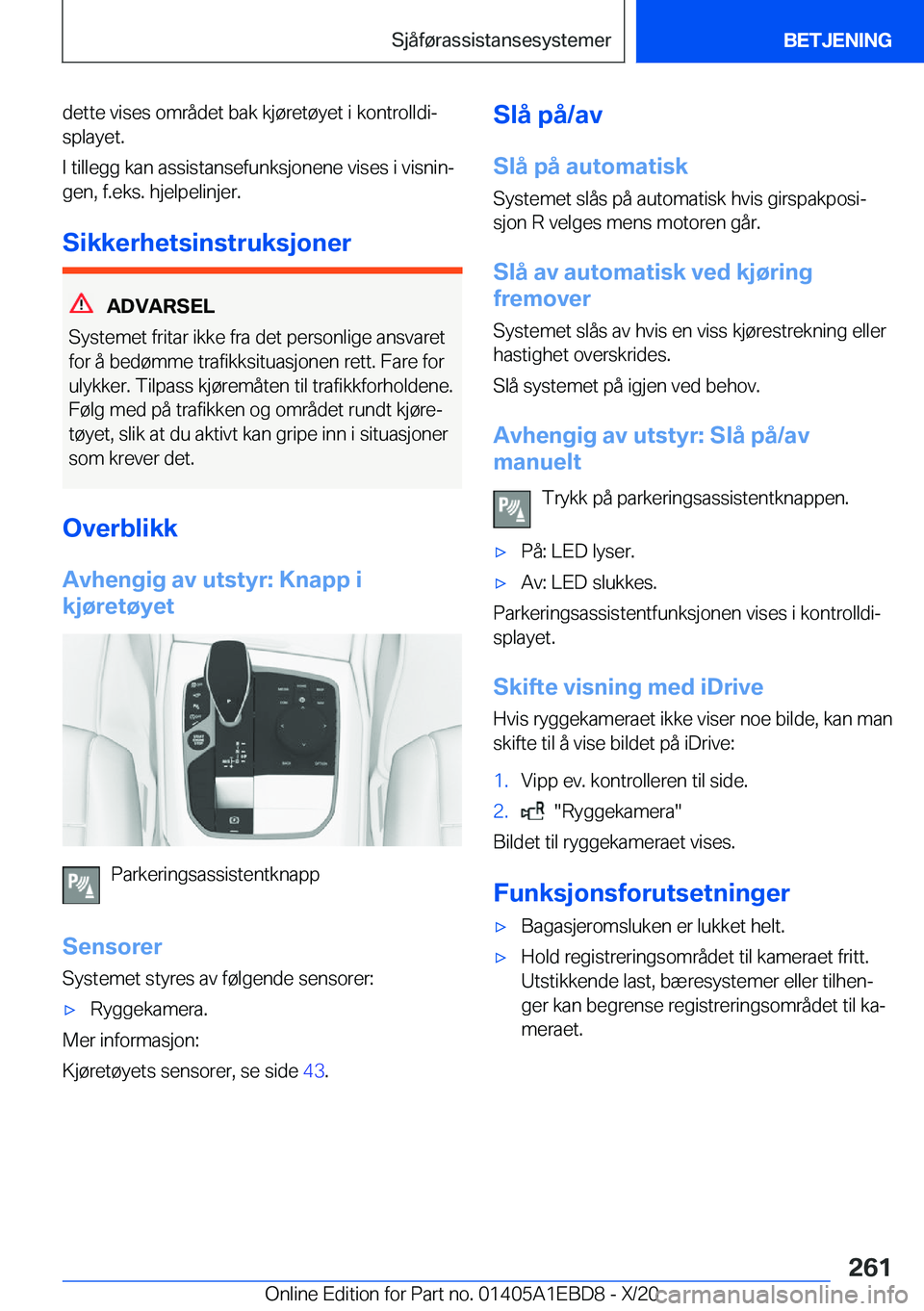 BMW 3 SERIES 2021  InstruksjonsbØker (in Norwegian) �d�e�t�t�e��v�i�s�e�s��o�m�r�å�d�e�t��b�a�k��k�j�