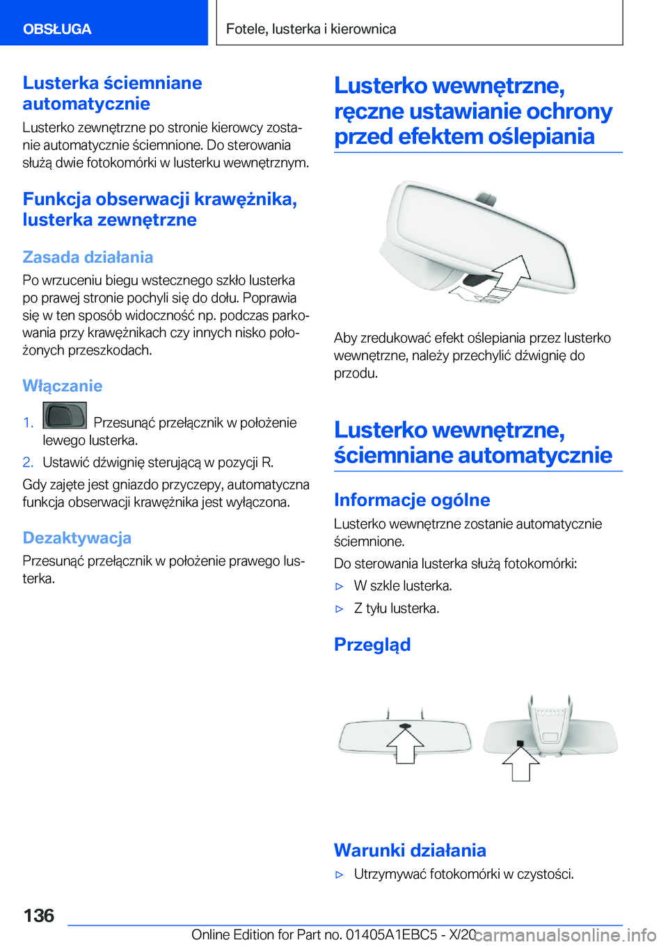 BMW 3 SERIES 2021  Instrukcja obsługi (in Polish) �L�u�s�t�e�r�k�a��c�i�e�m�n�i�a�n�e
�a�u�t�o�m�a�t�y�c�z�n�i�e
�L�u�s�t�e�r�k�o��z�e�w�n�