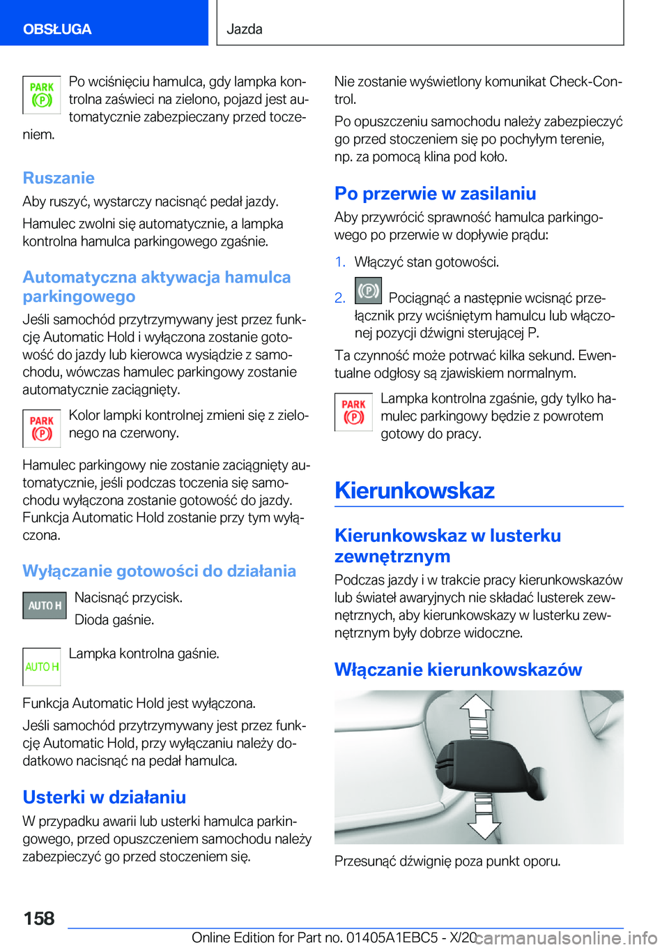 BMW 3 SERIES 2021  Instrukcja obsługi (in Polish) �P�o��w�c�i�n�i�
