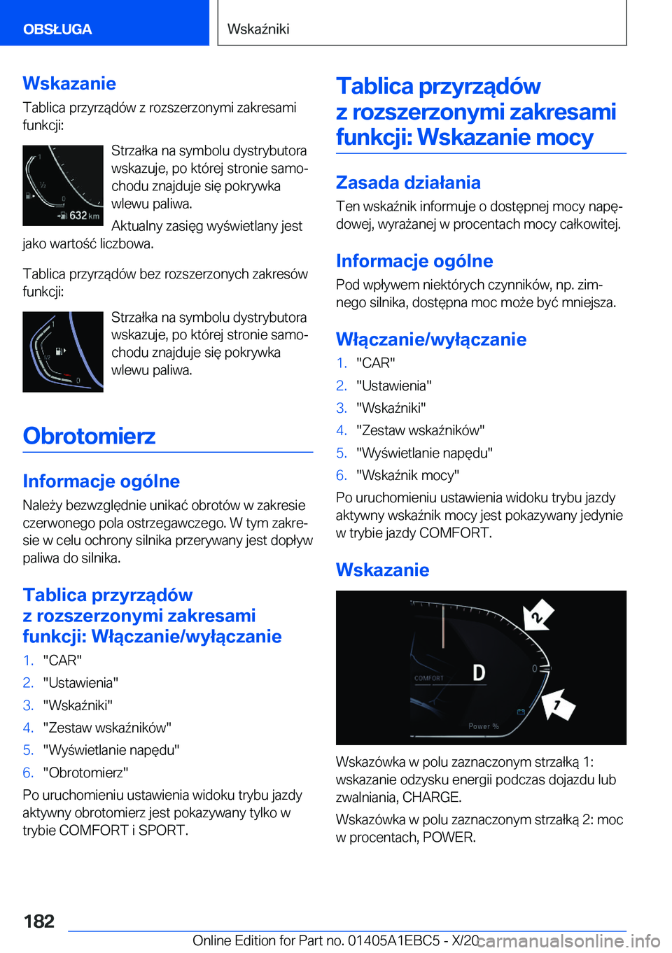 BMW 3 SERIES 2021  Instrukcja obsługi (in Polish) �W�s�k�a�z�a�n�i�e
�T�a�b�l�i�c�a��p�r�z�y�r�z�