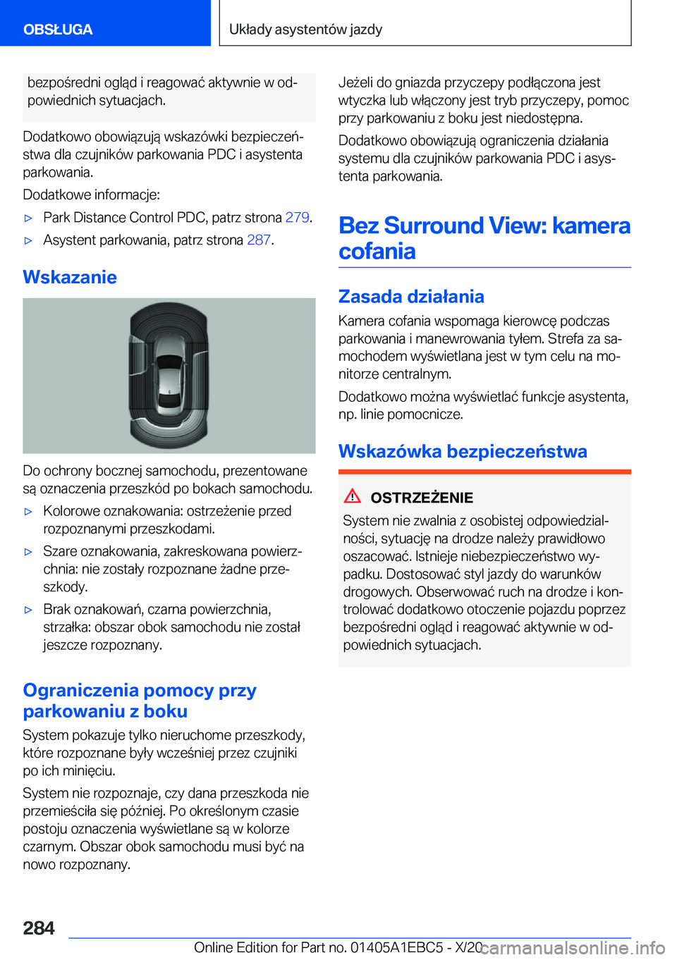 BMW 3 SERIES 2021  Instrukcja obsługi (in Polish) �b�e�z�p�o�r�e�d�n�i��o�g�l�
