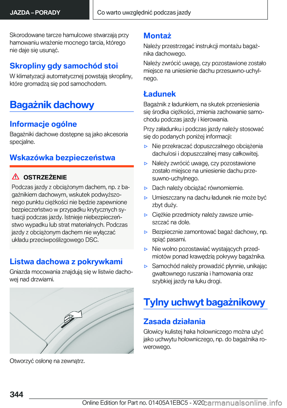 BMW 3 SERIES 2021  Instrukcja obsługi (in Polish) �S�k�o�r�o�d�o�w�a�n�e��t�a�r�c�z�e��h�a�m�u�l�c�o�w�e��s�t�w�a�r�z�a�j�