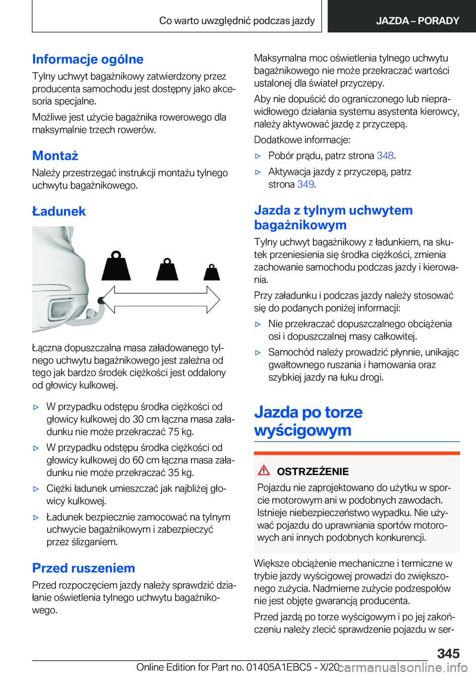 BMW 3 SERIES 2021  Instrukcja obsługi (in Polish) �I�n�f�o�r�m�a�c�j�e��o�g�