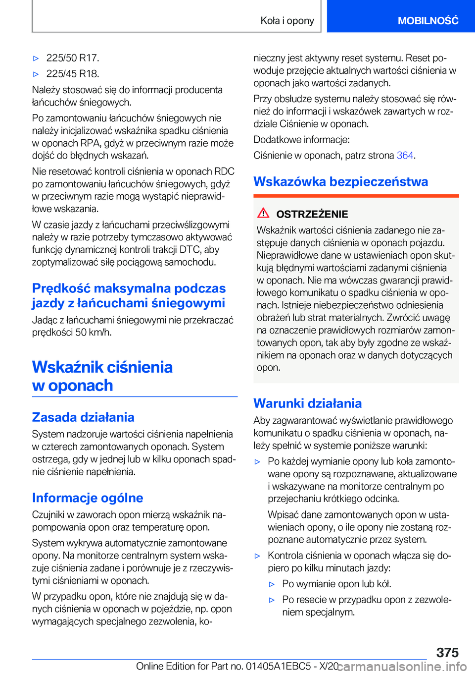 BMW 3 SERIES 2021  Instrukcja obsługi (in Polish) 'x�2�2�5�/�5�0��R�1�7�.'x�2�2�5�/�4�5��R�1�8�.
�N�a�l�e9�y��s�t�o�s�o�w�a�