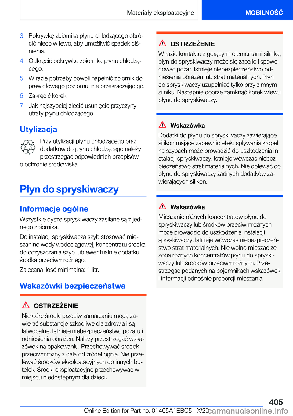 BMW 3 SERIES 2021  Instrukcja obsługi (in Polish) �3�.�P�o�k�r�y�w�k�