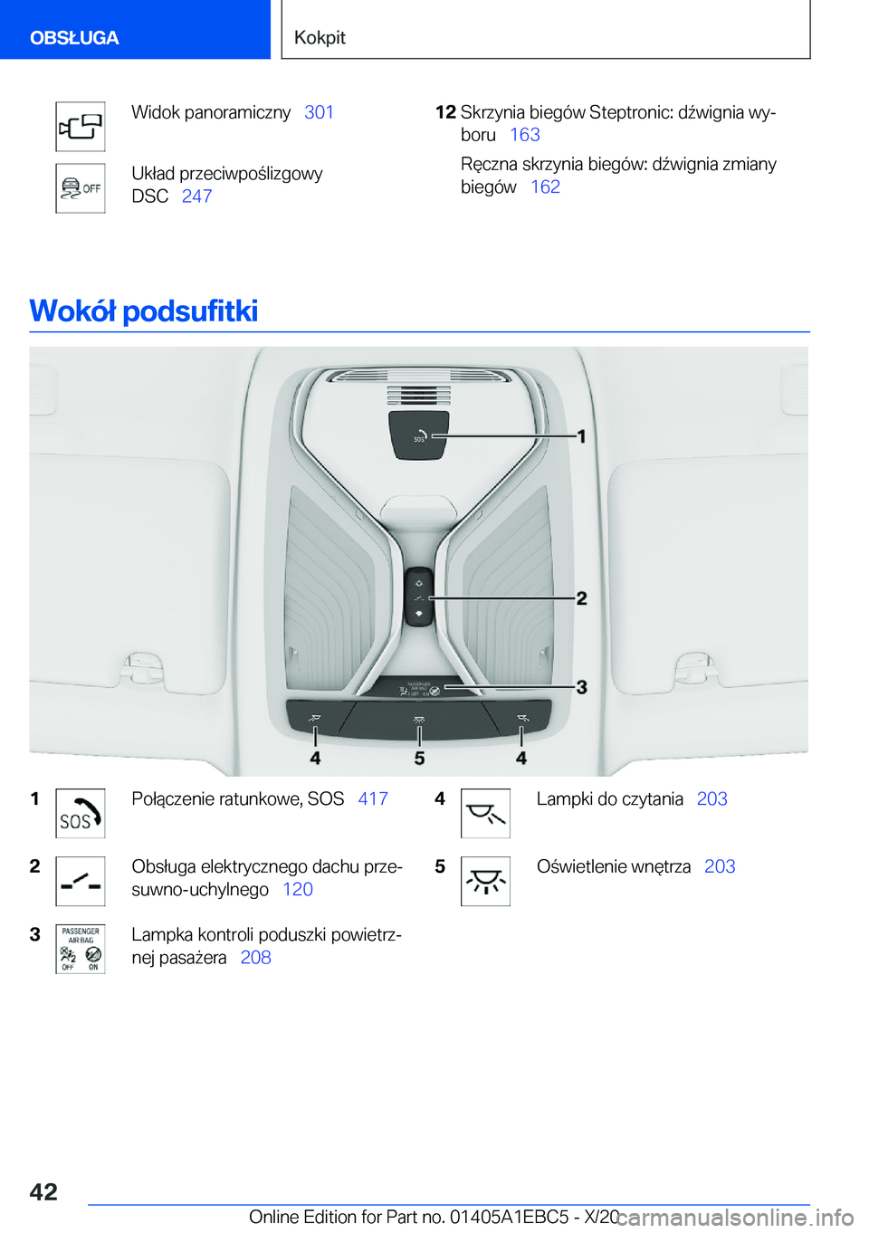 BMW 3 SERIES 2021  Instrukcja obsługi (in Polish) �W�i�d�o�k��p�a�n�o�r�a�m�i�c�z�n�y\_�3�0�1�U�k�ł�a�d��p�r�z�e�c�i�w�p�o�l�i�z�g�o�w�y
�D�S�C\_ �2�4�7�1�2�S�k�r�z�y�n�i�a��b�i�e�g�